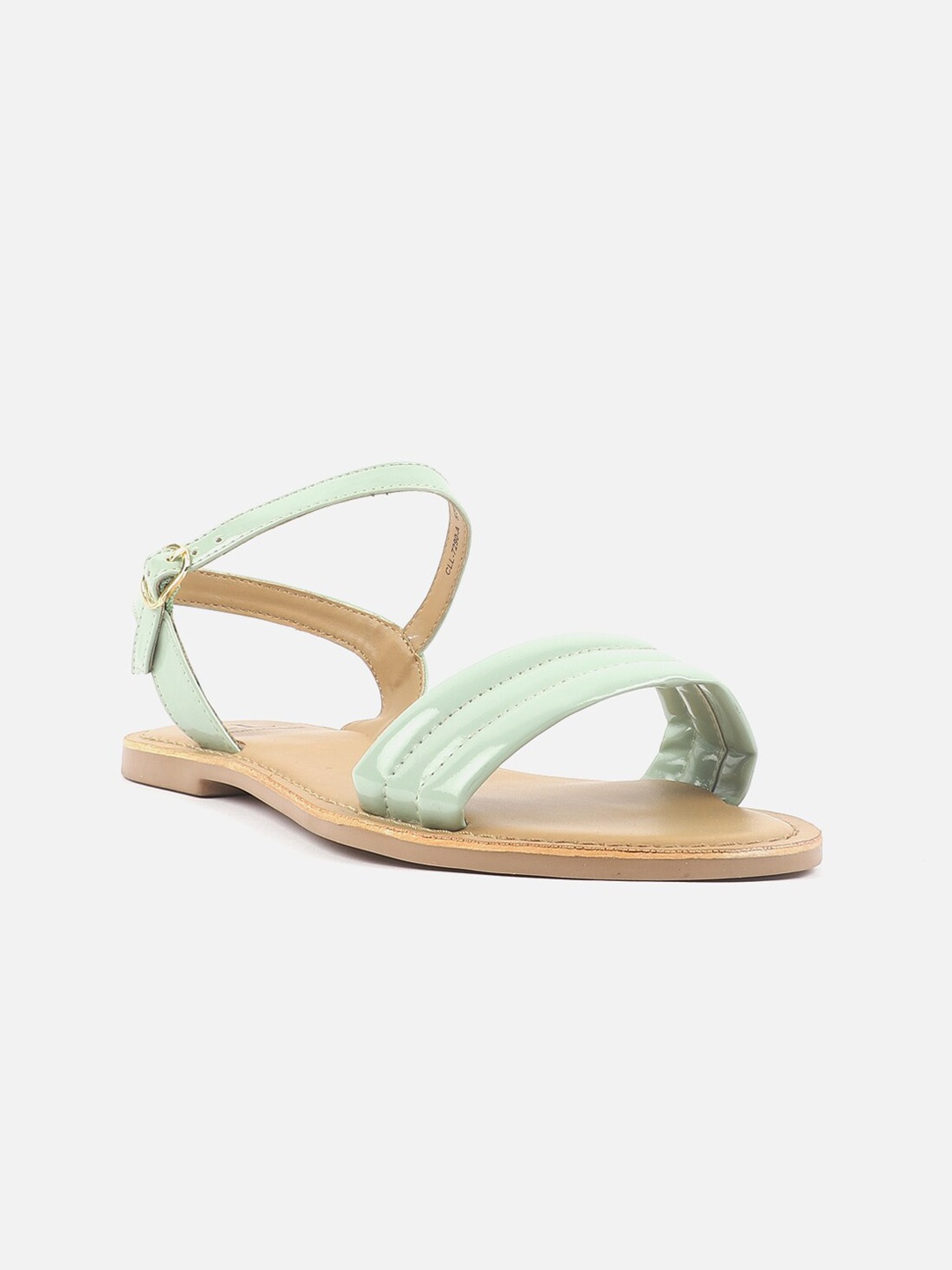 

Carlton London Striped Open Toe Flats, Sea green