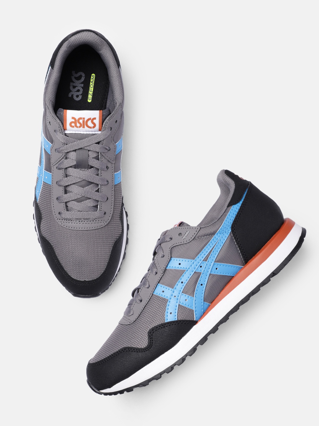 

ASICS Men TIGER RUNNER II Colourblocked Sneakers, Grey