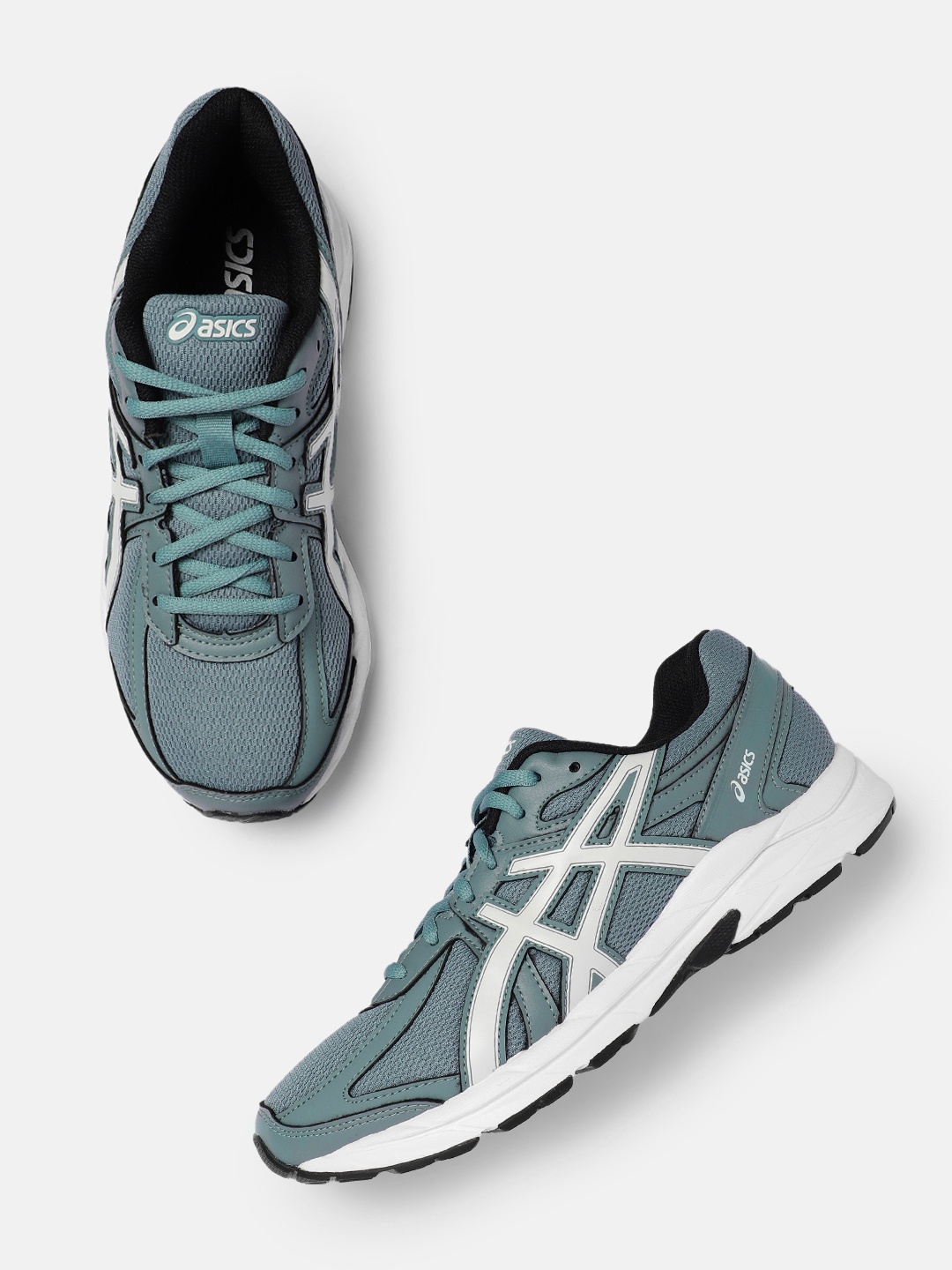 

ASICS Men Woven Design GEL-ASRO Running Shoes, Teal