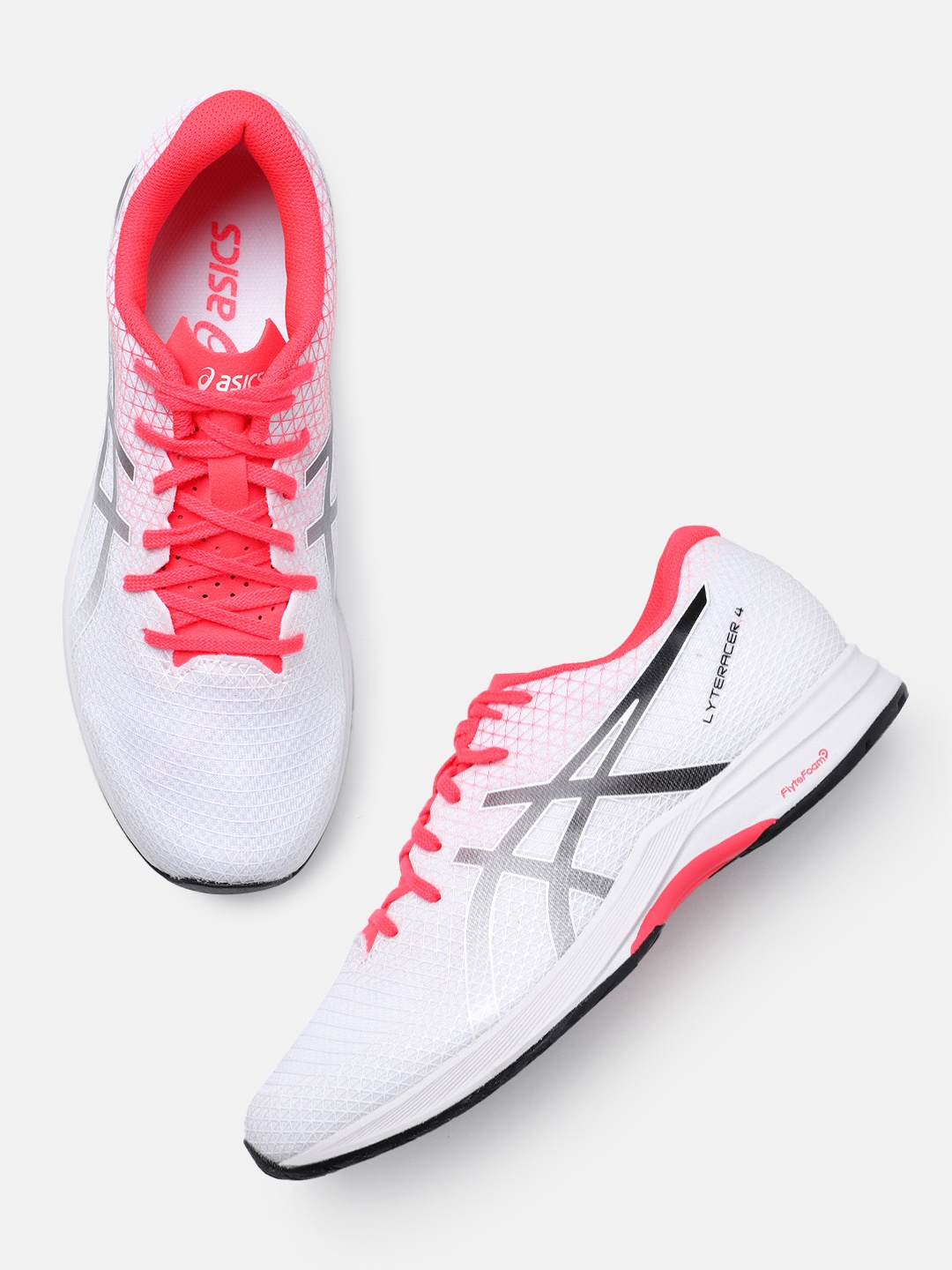 

ASICS Men LYTERACER 4 Running Shoes, White