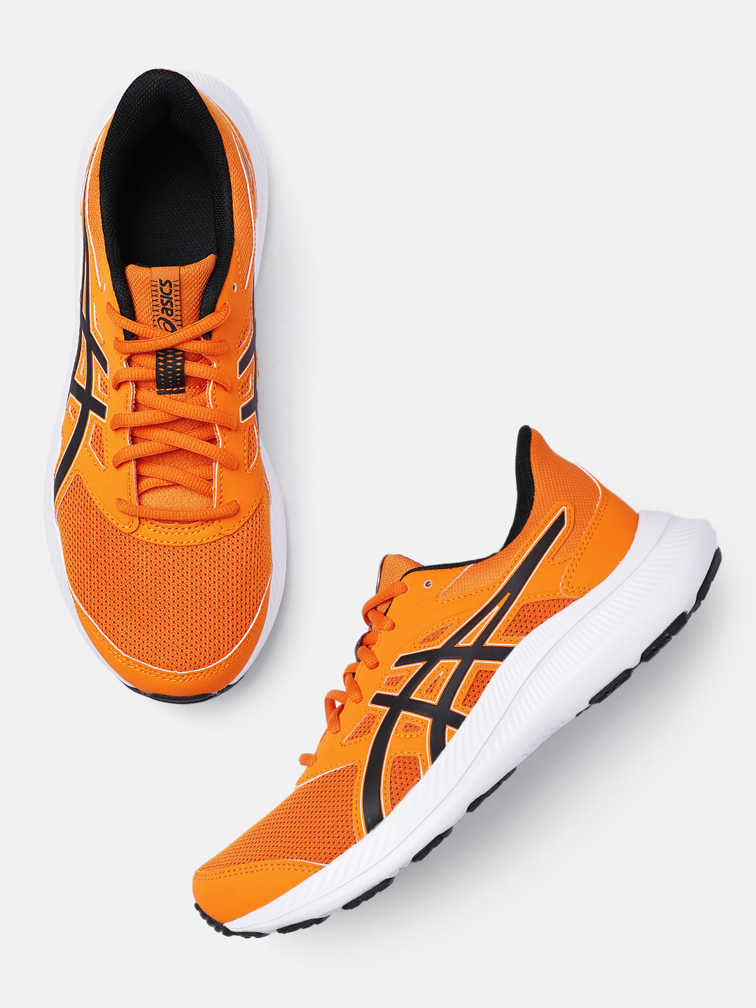 

ASICS Men Textured Jolt 4 Road Running Shoes, Orange