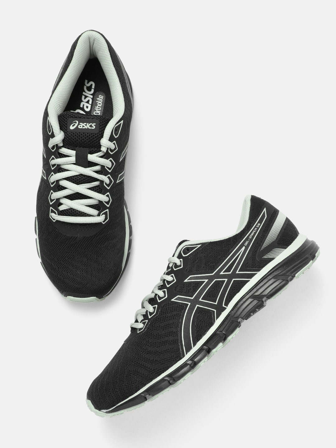 

ASICS Woven Design GEL ZARACA 5B Running Shoes, Black