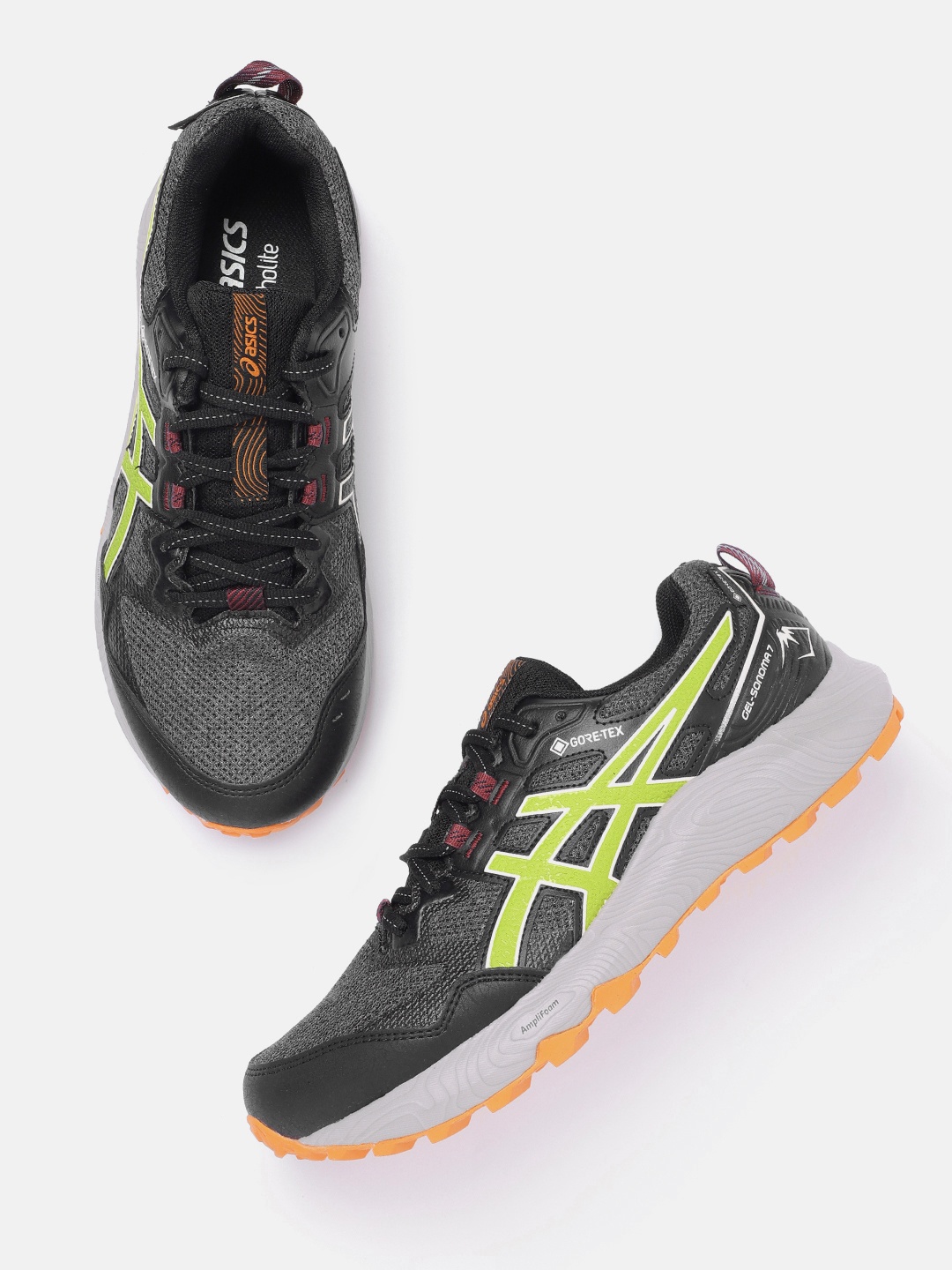 

ASICS Men Woven Design GEL-SONOMA 7 GTX Running Shoes, Grey