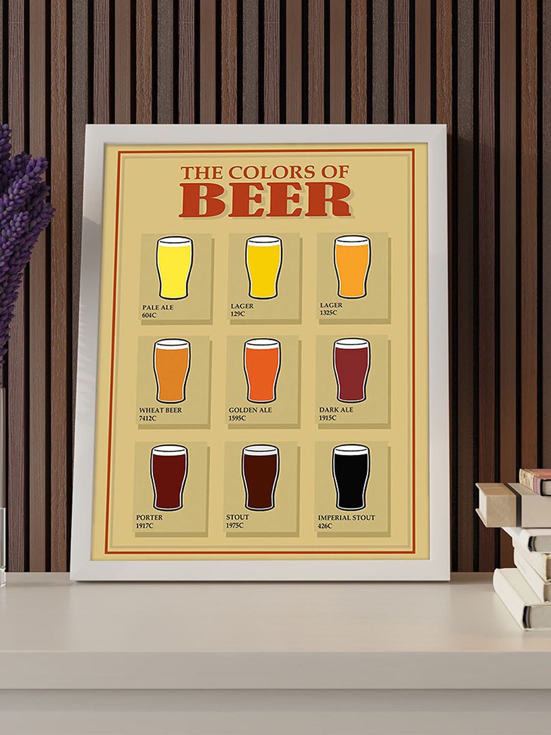 

Art Street Beige Colors of Beer Printed Wall Art