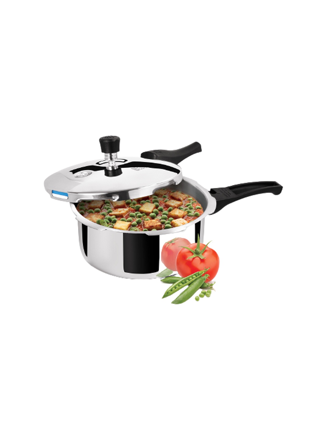 

Milton Pro Cook Triply Pressure Cooker With Outer Lid 1.5L, Silver
