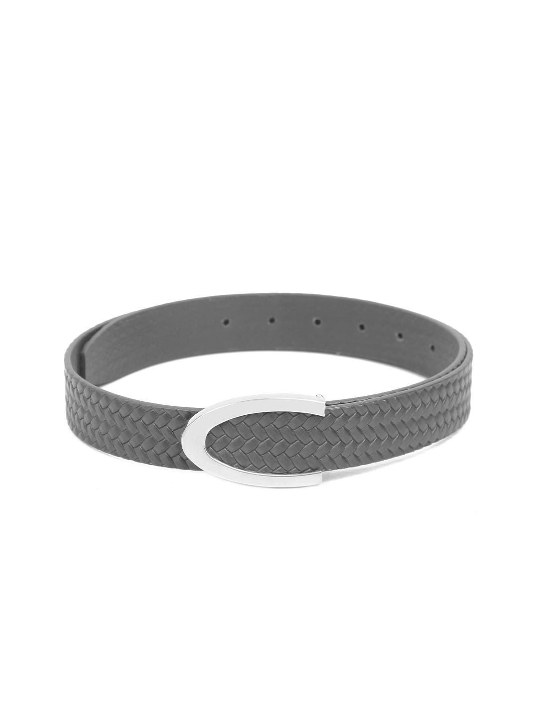 

Calvadoss Boys Textured Leather Belt, Black