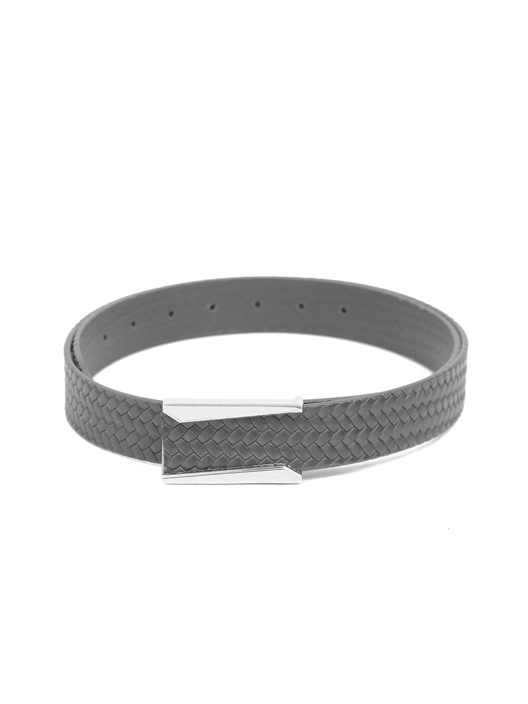 

Calvadoss Boys Textured Leather Belt, Black