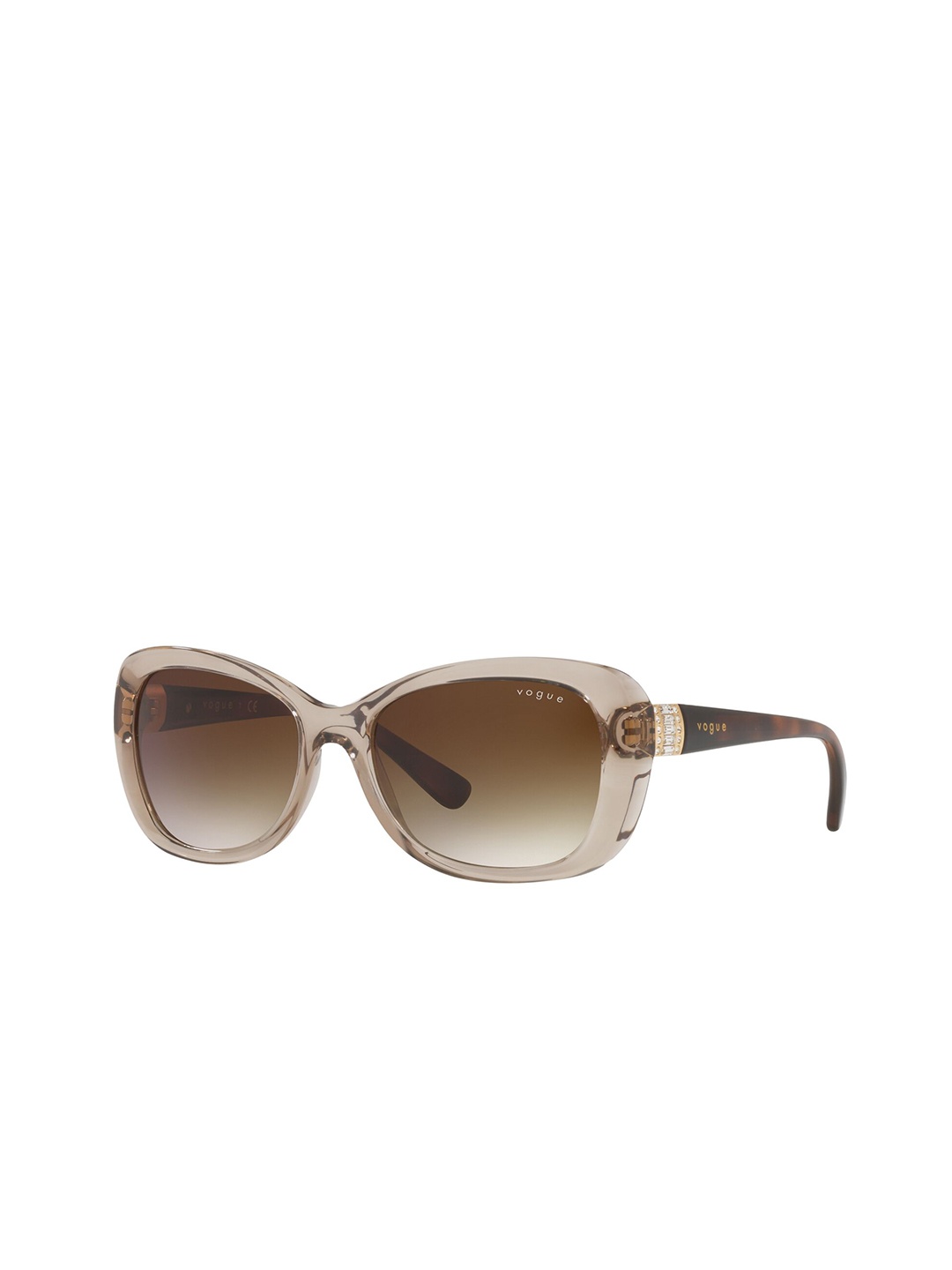 

VOGUE EYEWEAR Women Gradient Brown Lens Butterfly Sunglasses - 0VO2943SB29901355