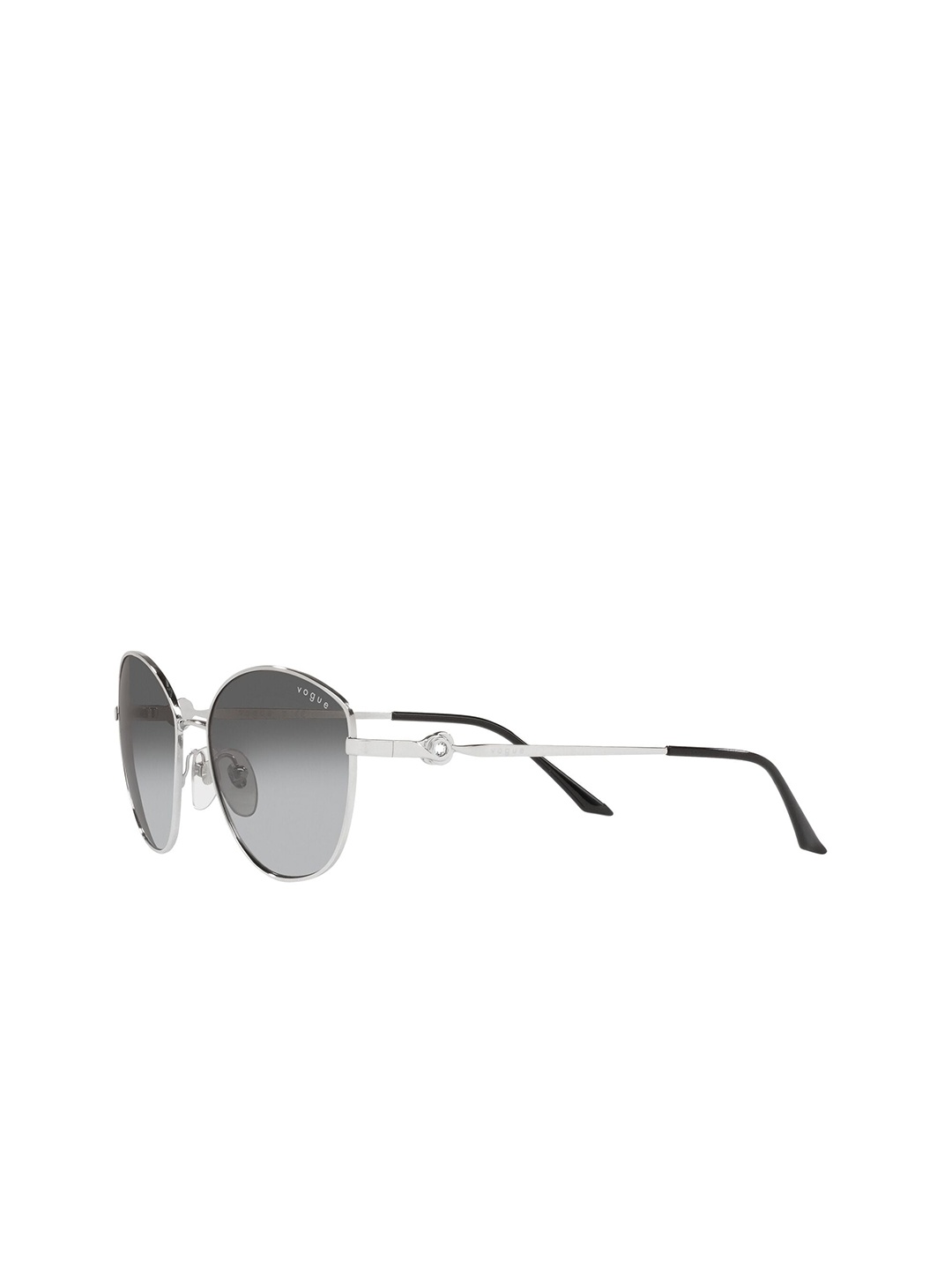 

Vogue Eyewear Oval Sunglasses With UV Protected Lens 8901279983099, Grey