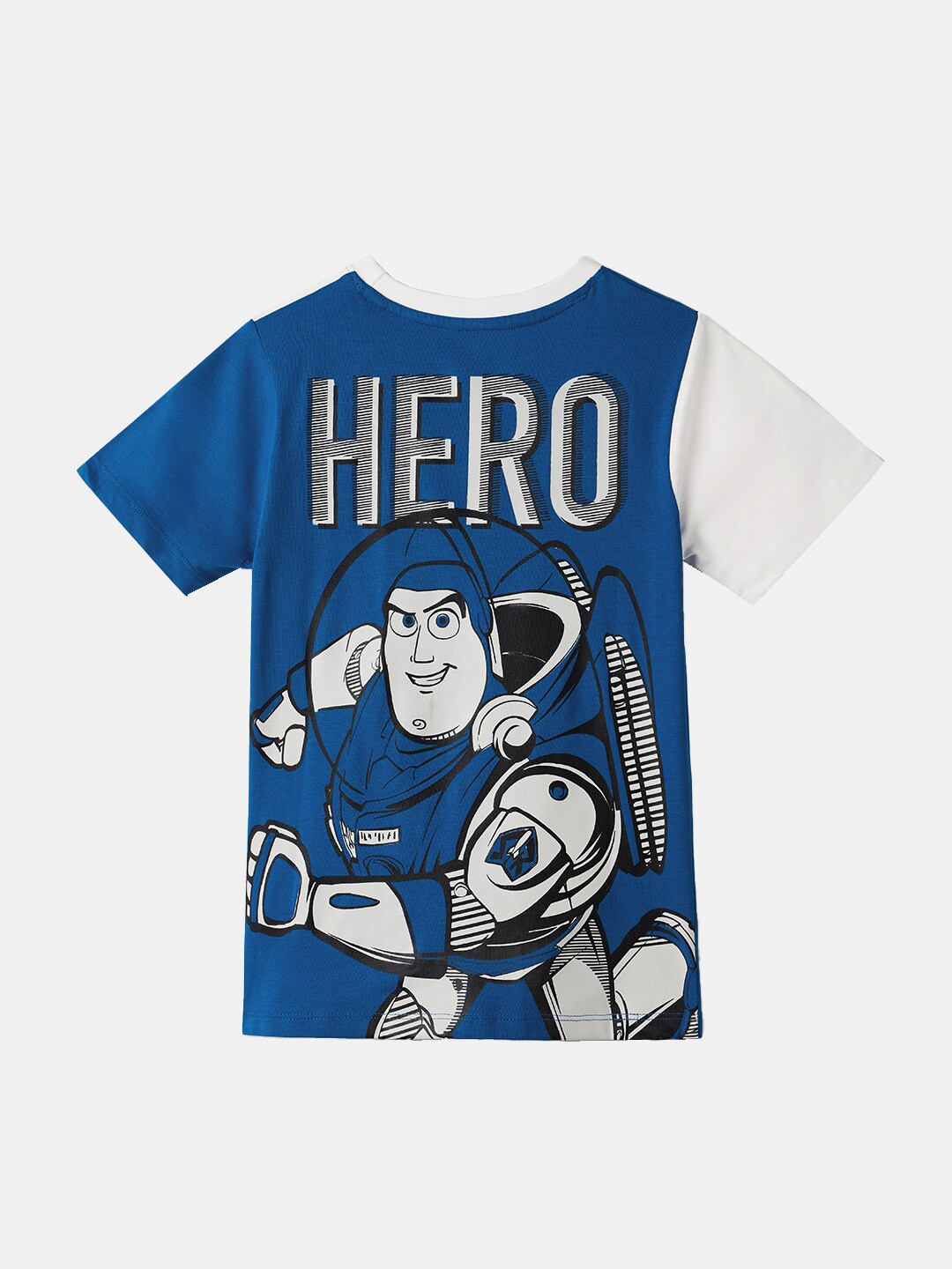 

The Souled Store Boys Toy Story: Buzz Lightyear Cotton Casual T-shirt, Blue