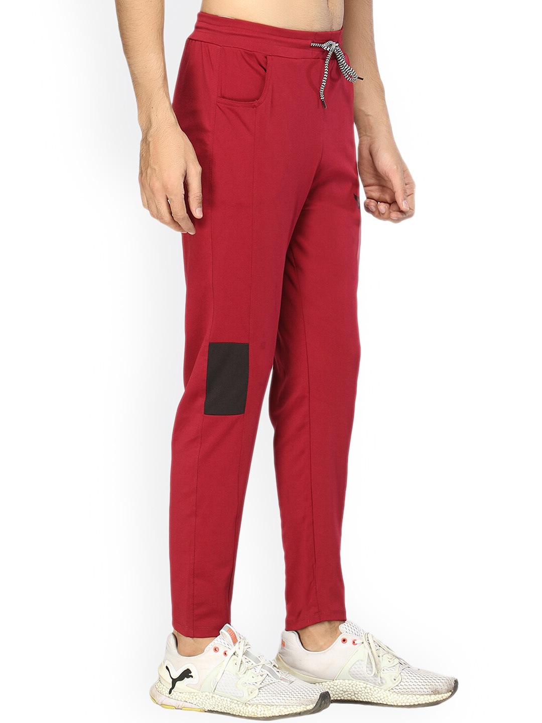 

GLITO Men Regular Fit Track Pants, Red