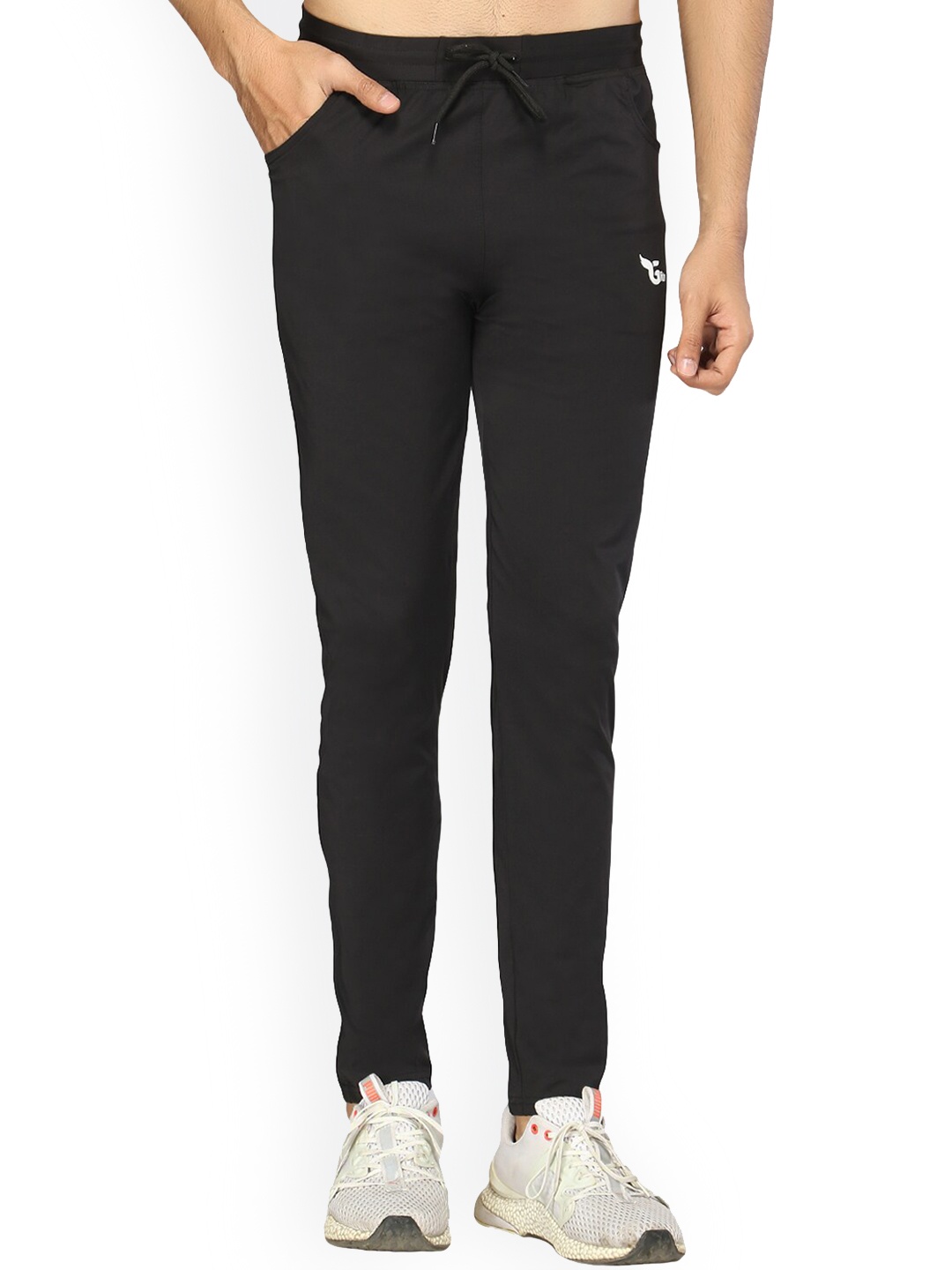 

GLITO Men Regular Fit Track Pants, Black