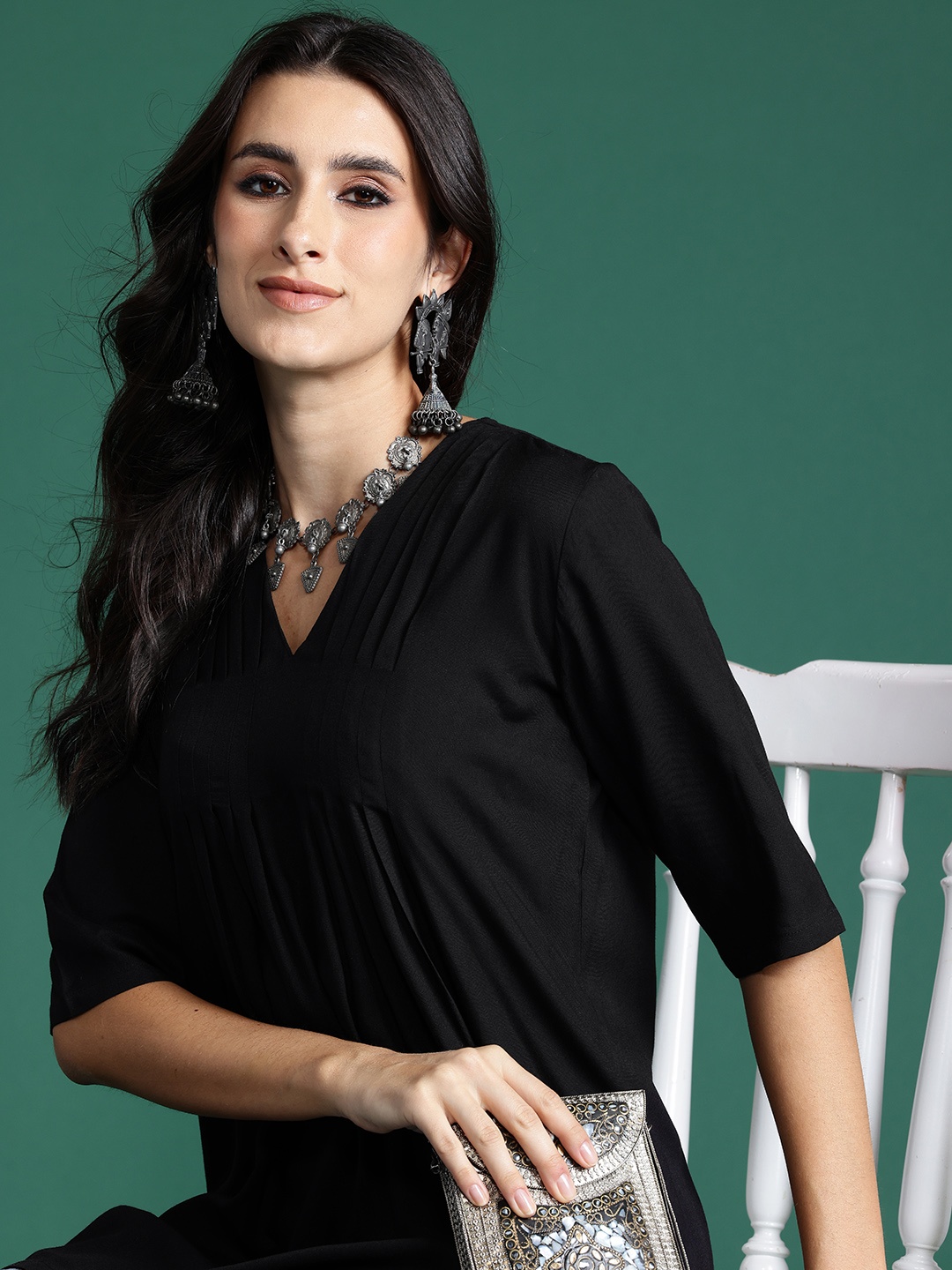 

Sangria Ethnic Co-Ord, Black