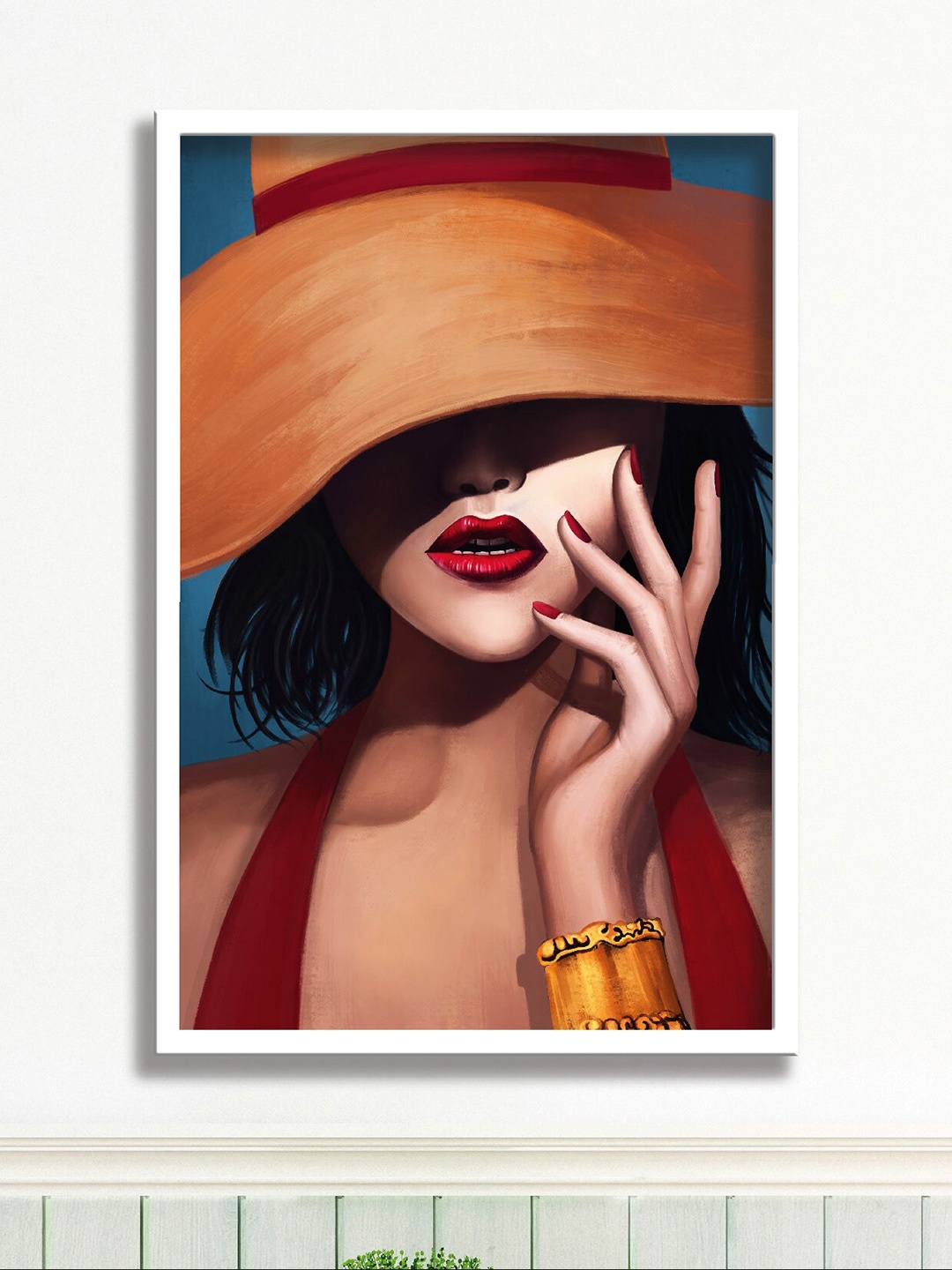 

SAF Brown & White Painting Wall Art