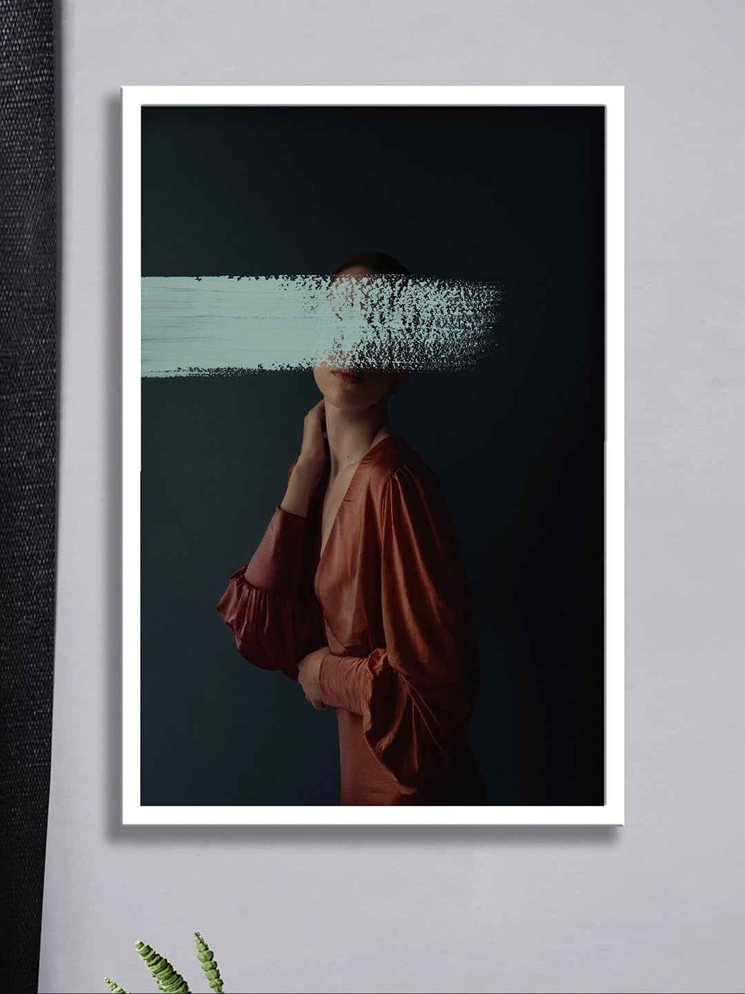 

SAF White & Black Framed Modern Wall Art