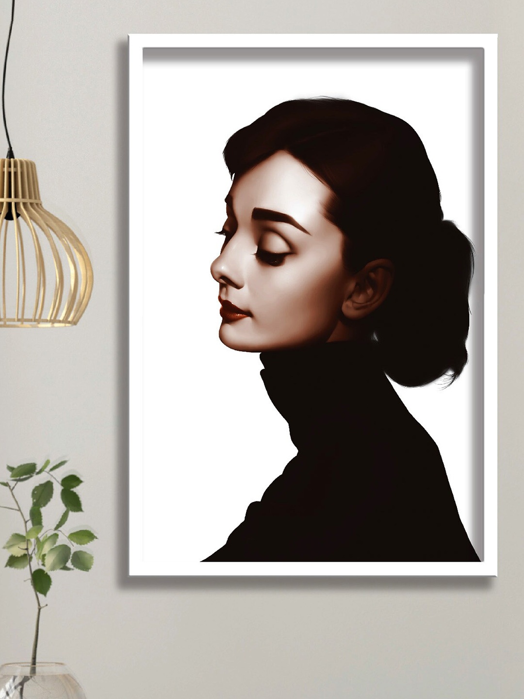 

SAF White & Black Framed Modern Wall Art
