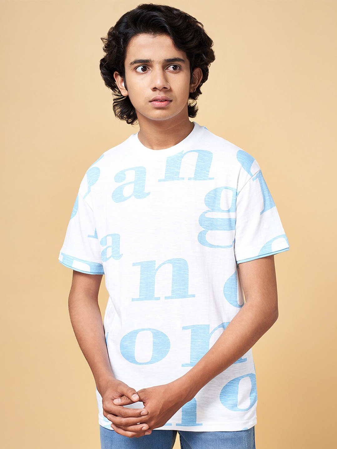 

Coolsters by Pantaloons Boys Typography Printed Cotton T-shirt, White