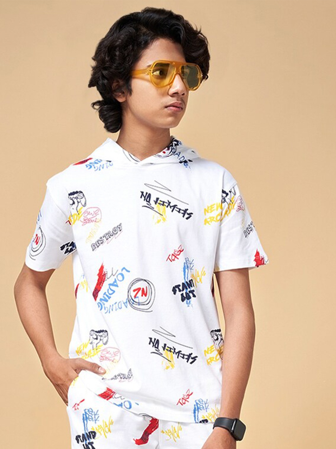 

Coolsters by Pantaloons Boys Typography Printed Cotton T-Shirt, White