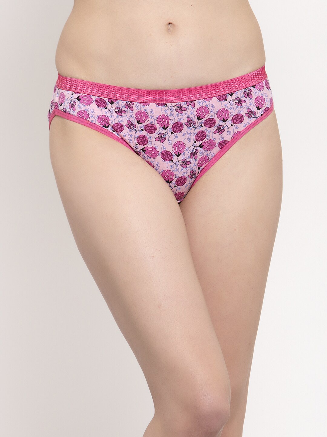

PrettyCat Floral Printed Hipster Briefs PC-PA-4012-PNK-S, Pink