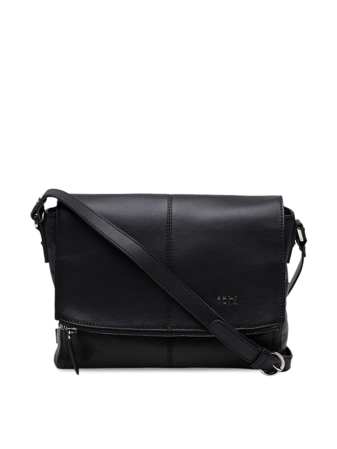 

tohl Black Solid Sling Bag