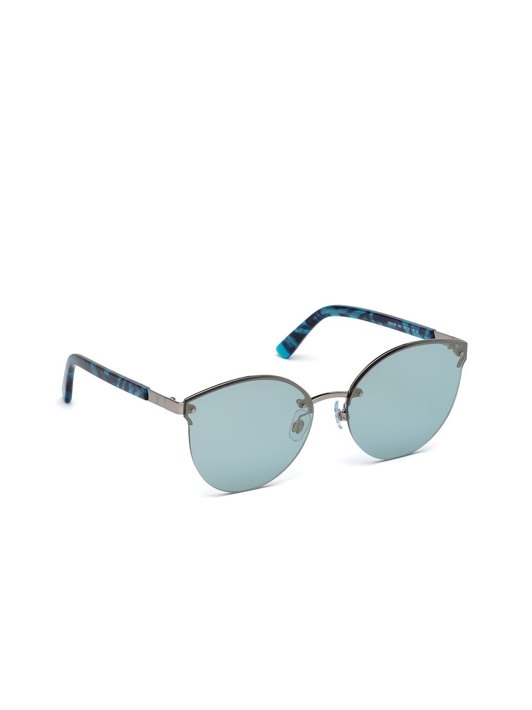 

WEB EYEWEAR Women Cateye Sunglasses With UV Protected Lens WE0197 59 08X, Blue