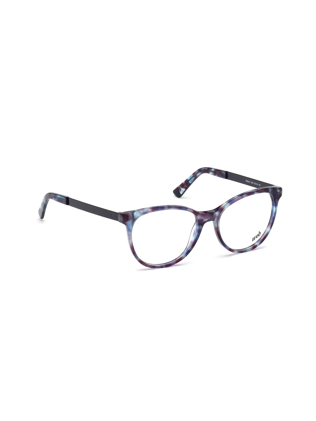 

WEB EYEWEAR Women Abstract Full Rim Round Frames WE5217 51 055, Purple