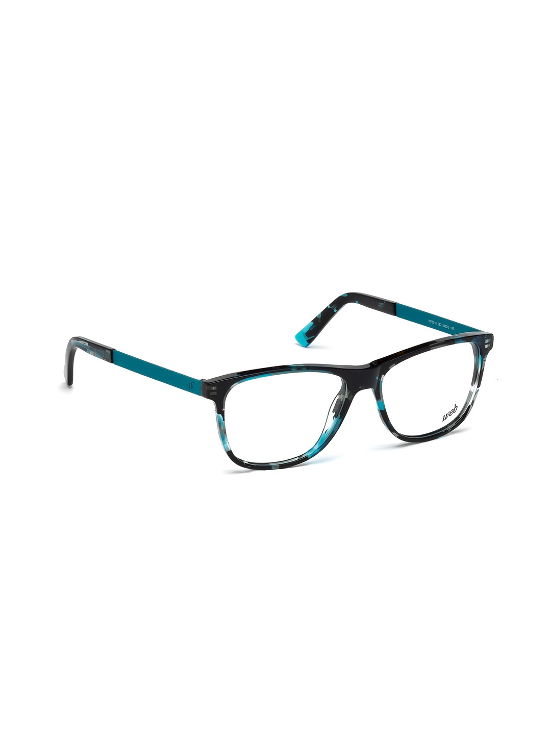 

WEB EYEWEAR Men Abstract Full Rim Square Frame WE5218 54 092, Blue