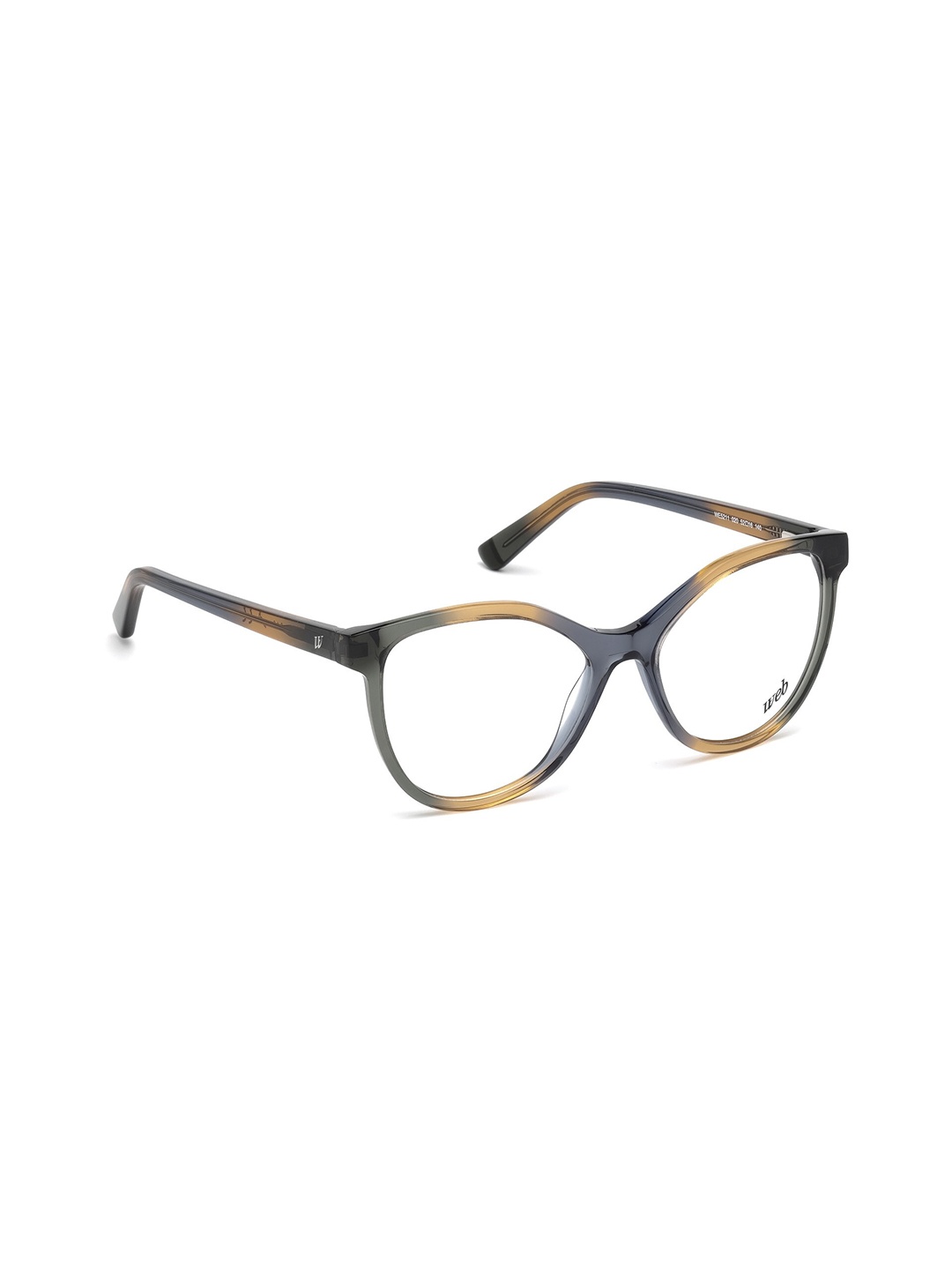 

WEB EYEWEAR Women Colourblocked Full Rim Cateye Frames, Black