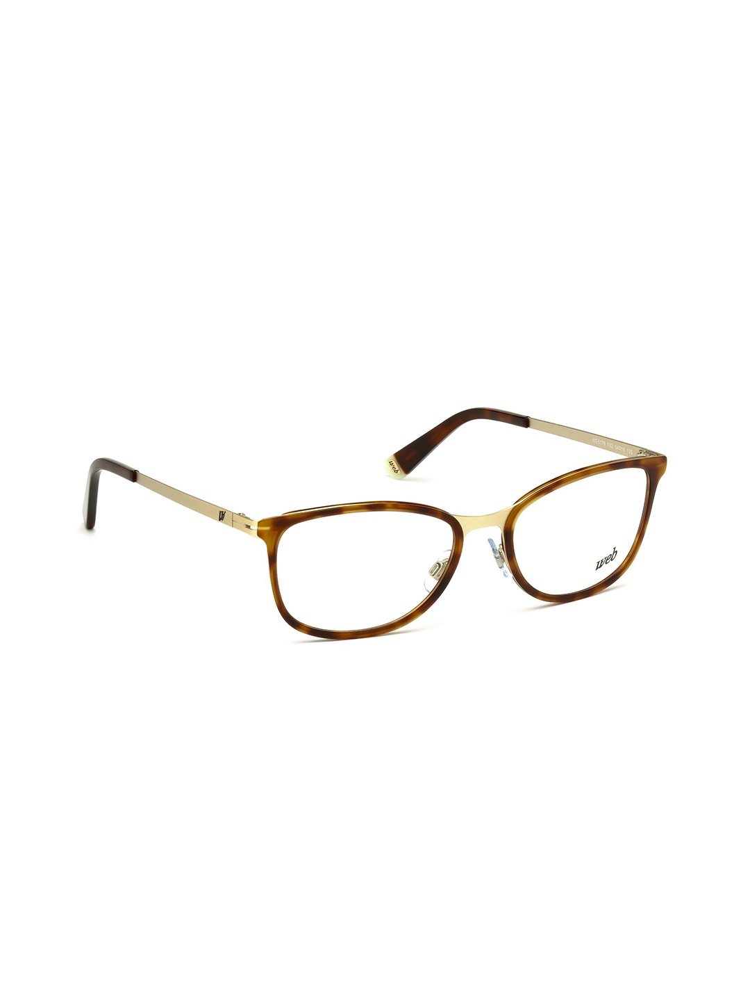 

WEB EYEWEAR Women Full Rim Cateye Frames, Gold