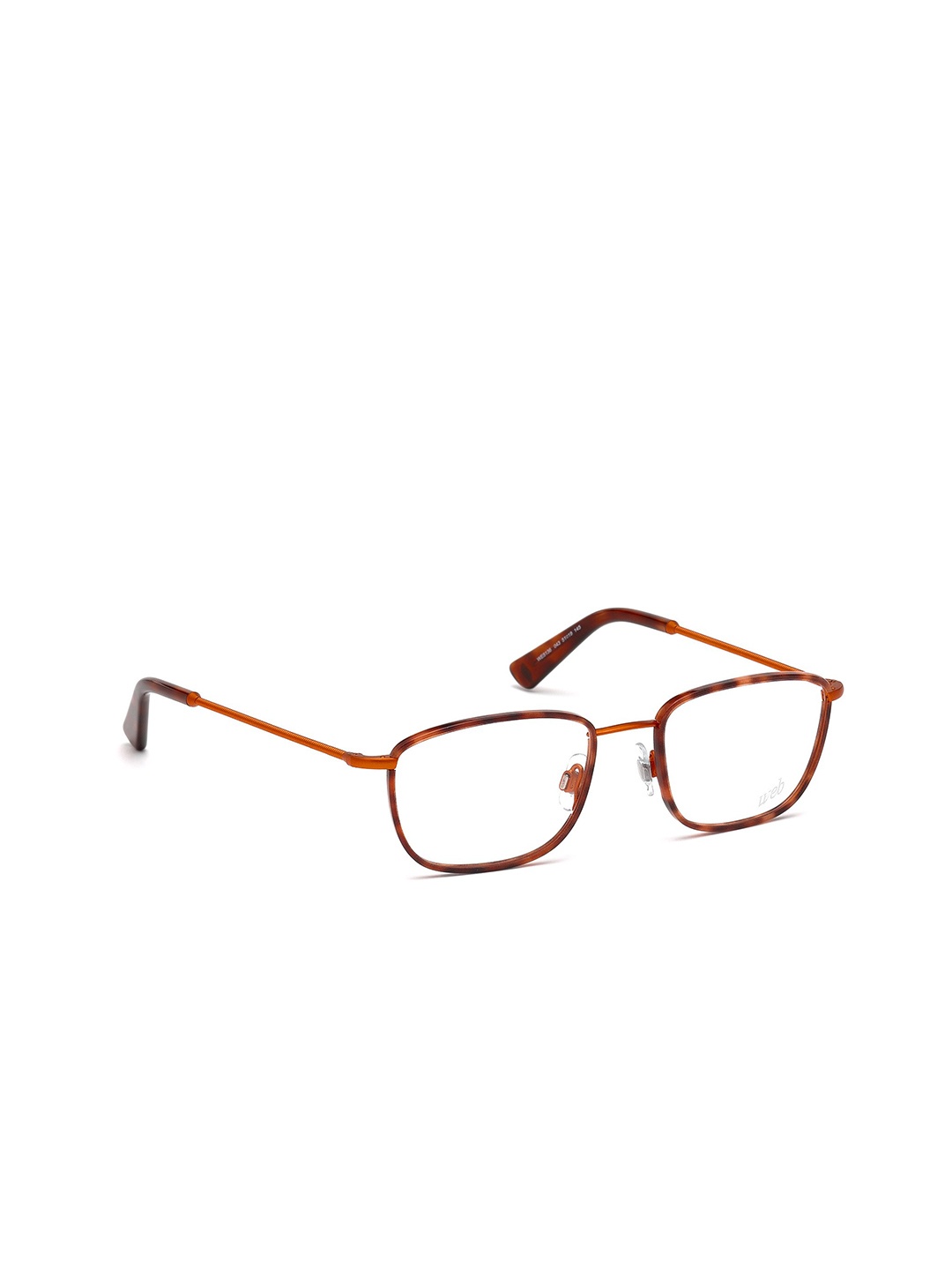 

WEB EYEWEAR Men Full Rim Square Frames, Orange