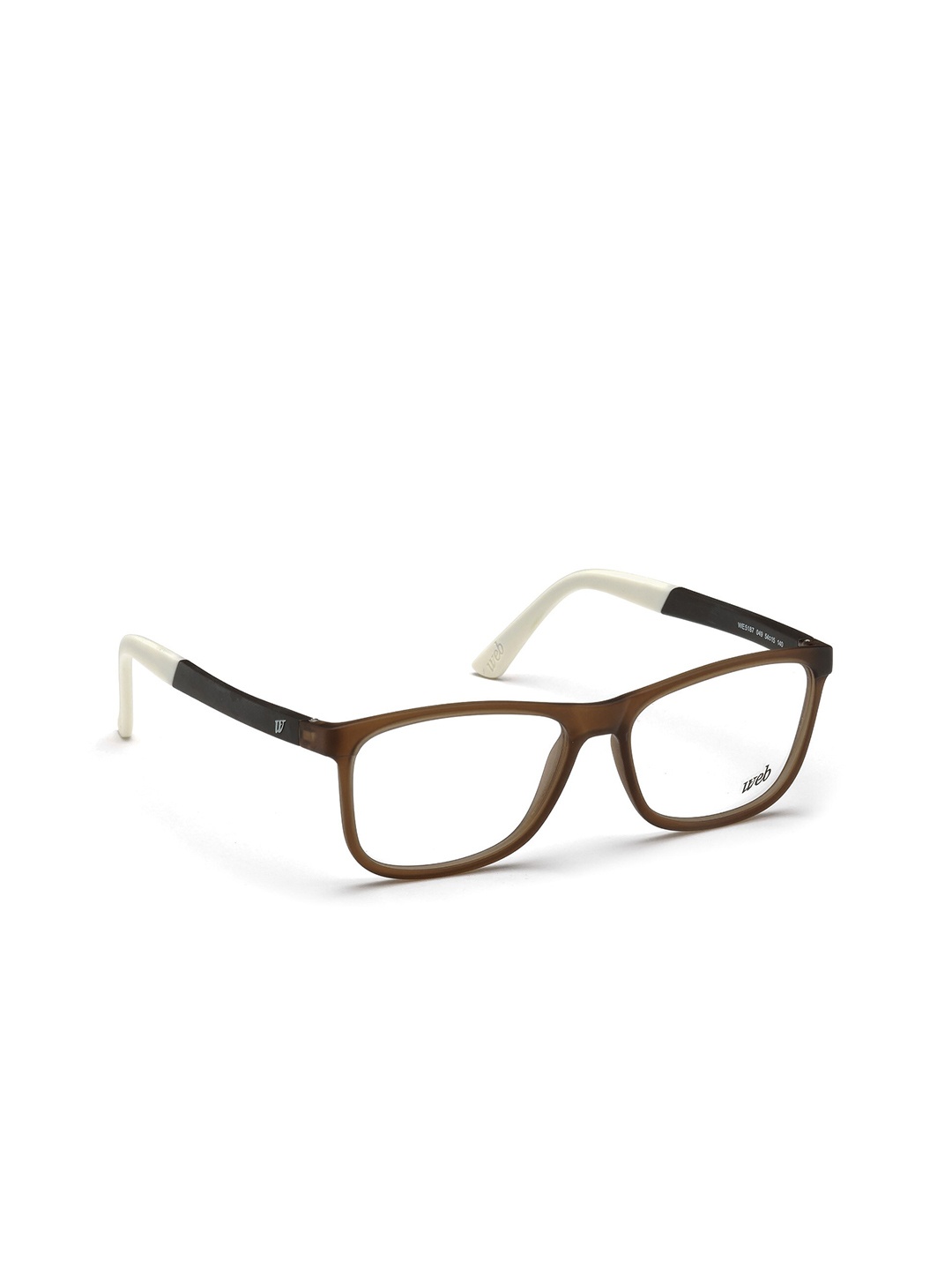 

WEB EYEWEAR Men Full Rim Rectangle Frames WE5187 54 049, Brown