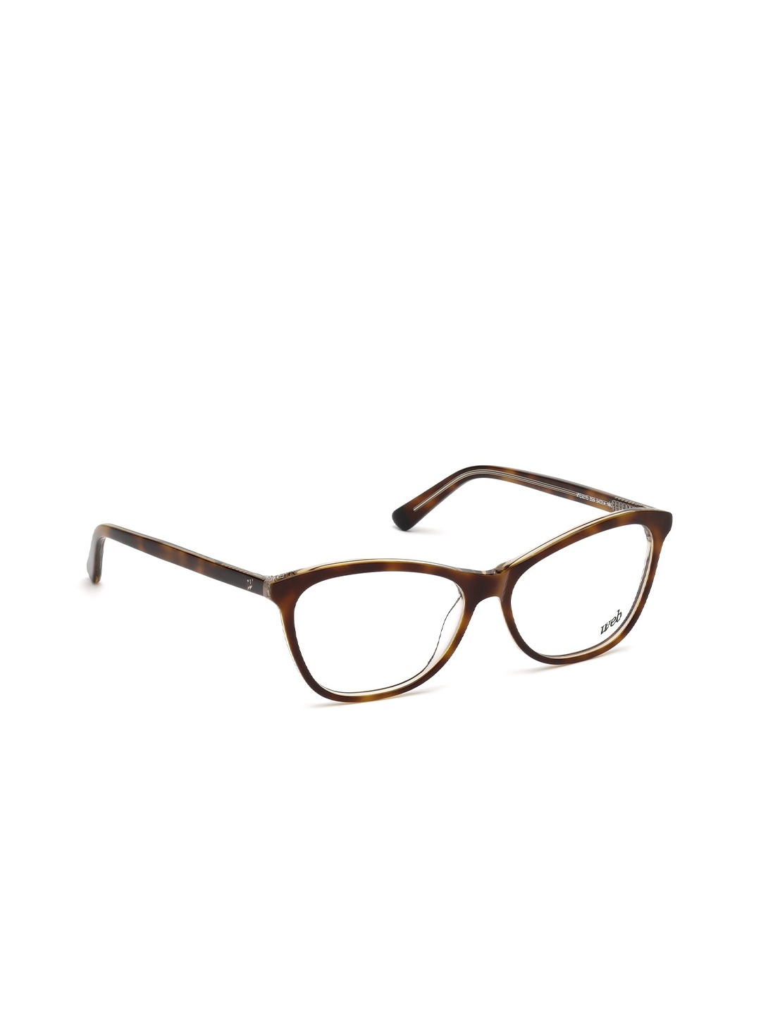 

WEB EYEWEAR Women Abstract Full Rim Square Frames WE5215 54 056, Brown