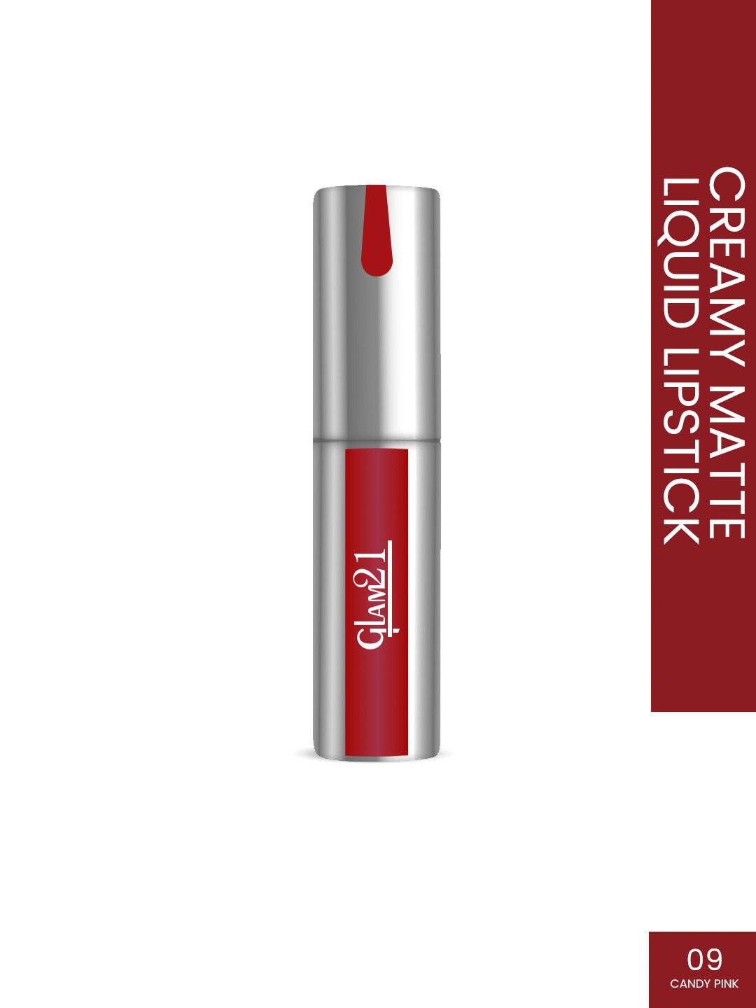 

GLAM21 Kiss Proof Creamy Matte Liquid Lip Stain Lipstick 6g - Candy Pink 09