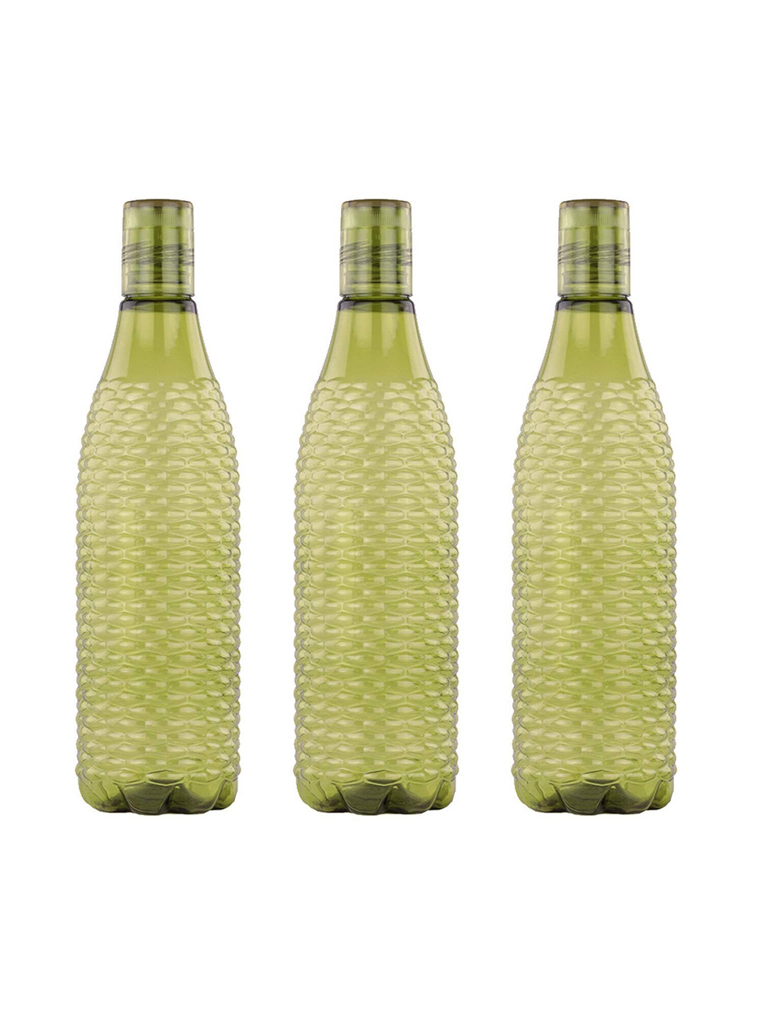 

SOPL-OLIVEWARE Green Set of 3 Plastic Solid Water Bottle