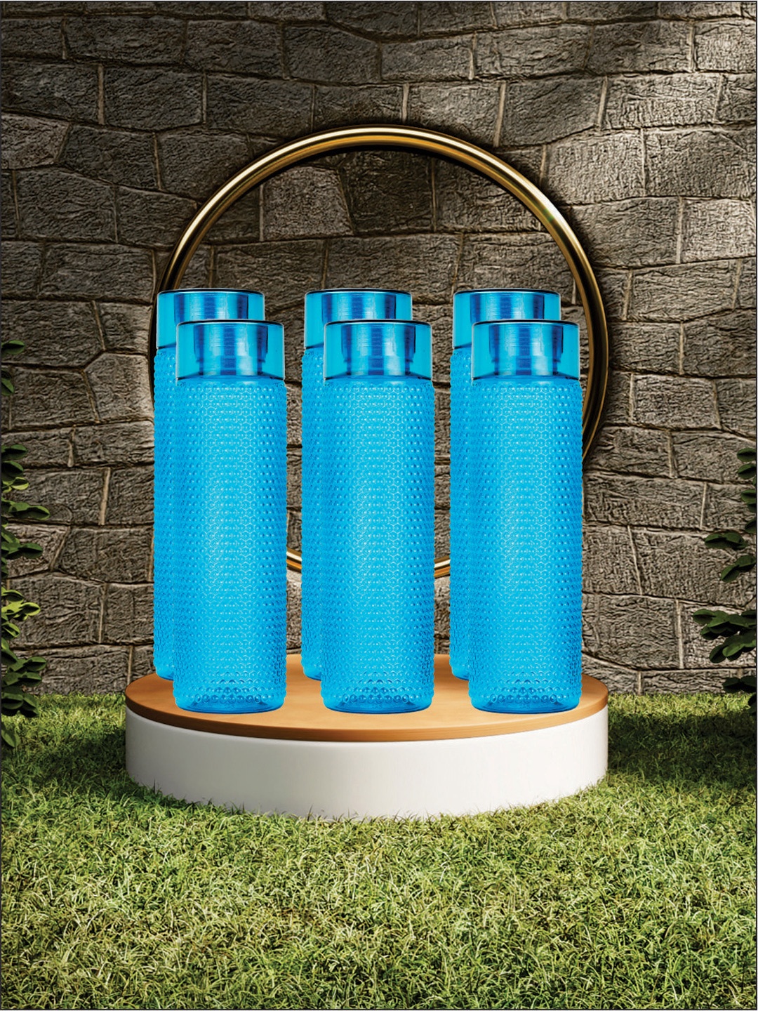 

SOPL-OLIVEWARE Blue 6-Pieces Air tight Water Bottle 1 L Each