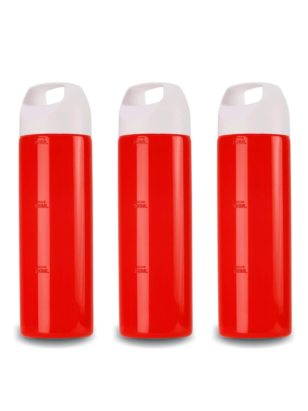 

SOPL-OLIVEWARE Red 3 Pieces Air Tight Water Bottle 750 ml Each