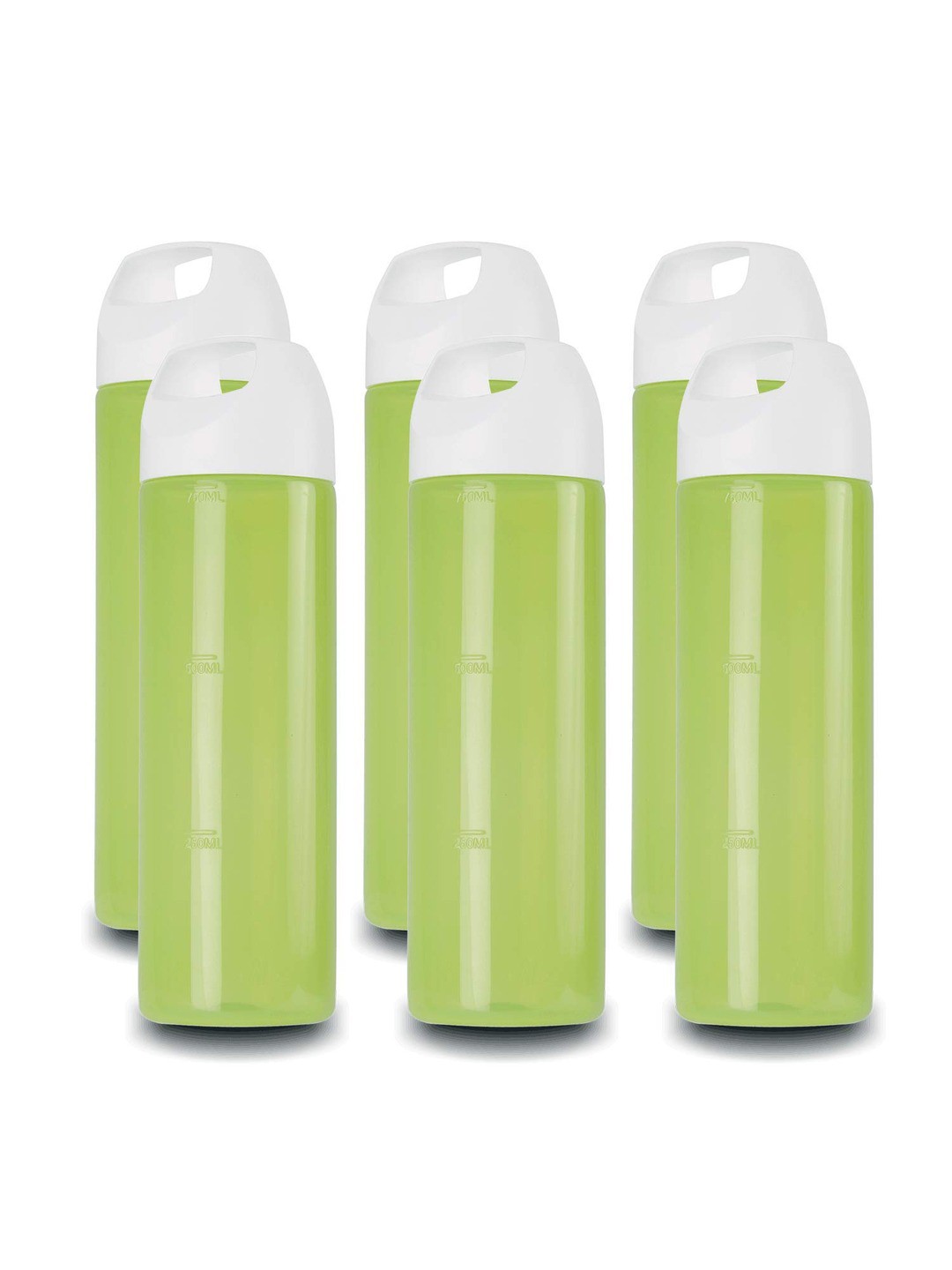 

SOPL-OLIVEWARE Green 6-Pieces Odour Less Water Bottles 750 ml Each