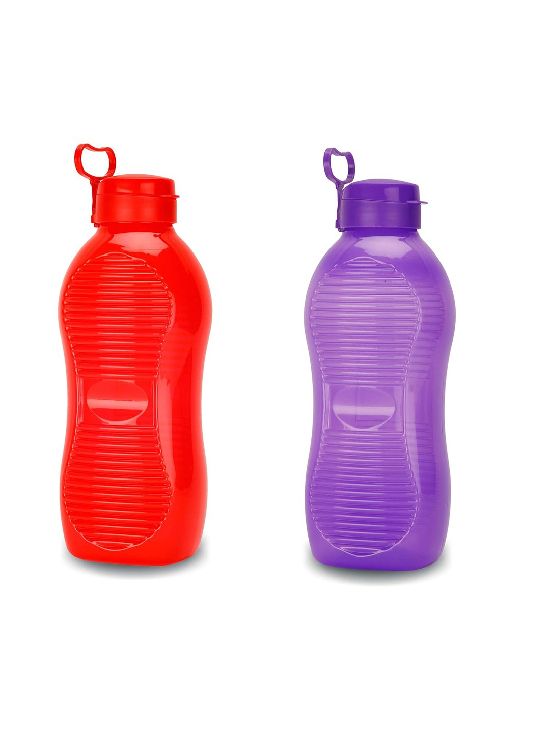 

SOPL-OLIVEWARE Red & Purple 2-Pieces Air-Tight & Refrigerator Safe Water Bottles 2 L Each