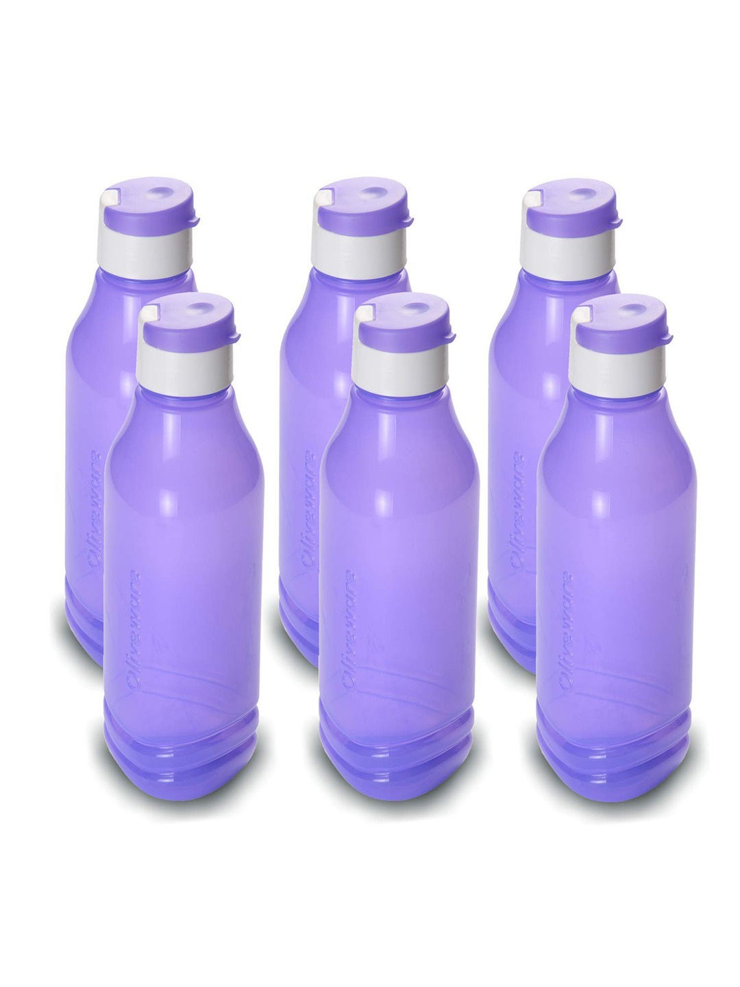 

SOPL-OLIVEWARE Violet 6 Pieces Odour Less Water Bottles-1L Each