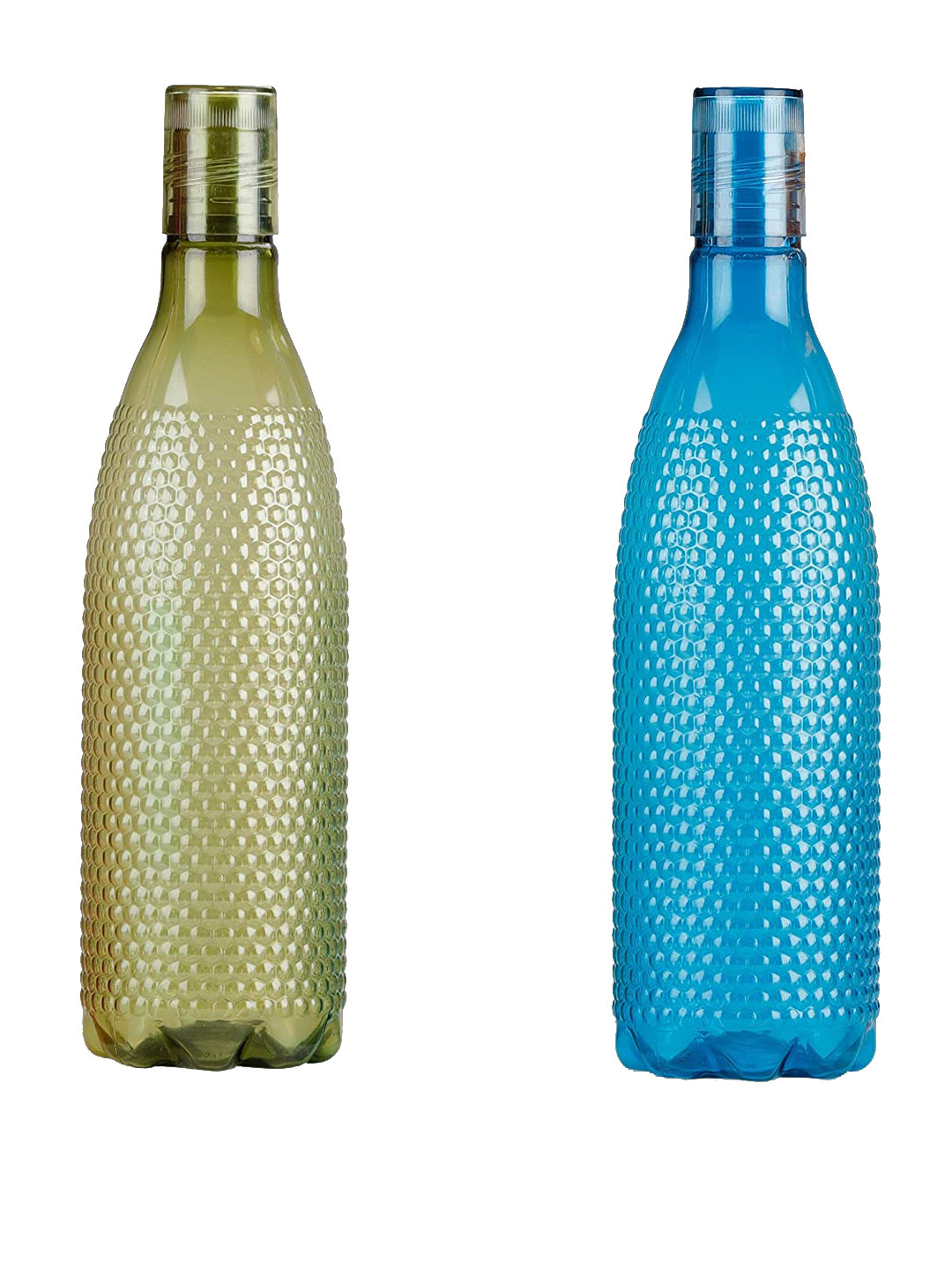 

SOPL-OLIVEWARE Green 2 Pieces Textured Air Tight Water Bottle 1L Each