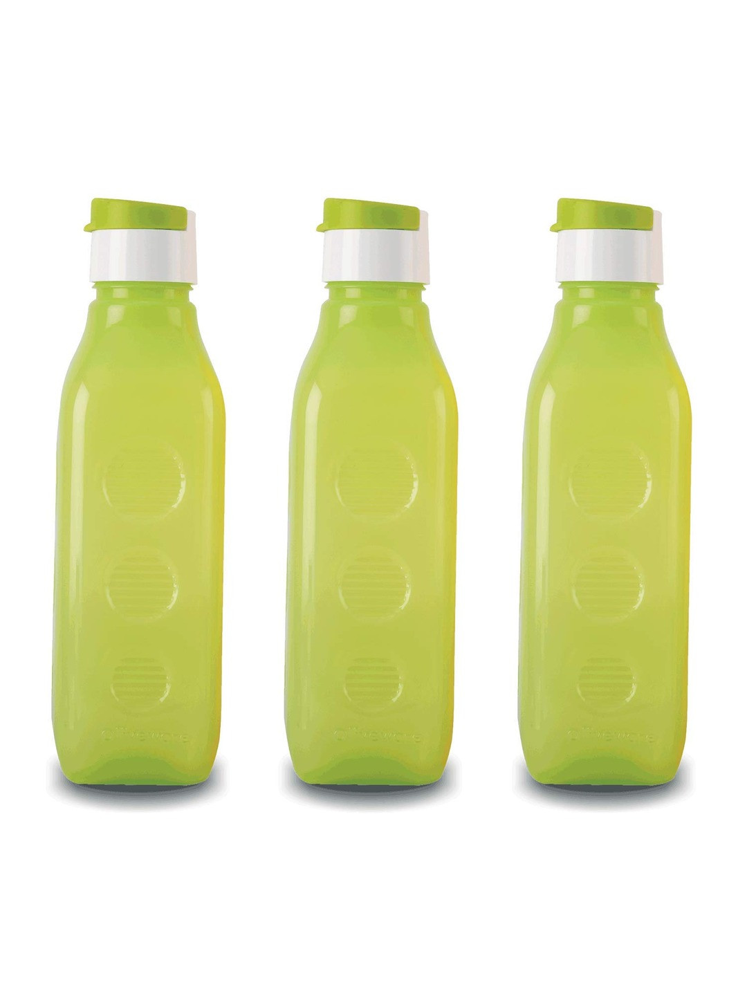 

SOPL-OLIVEWARE Green 3-Pieces Odour Less Water Bottles 1L, Blue