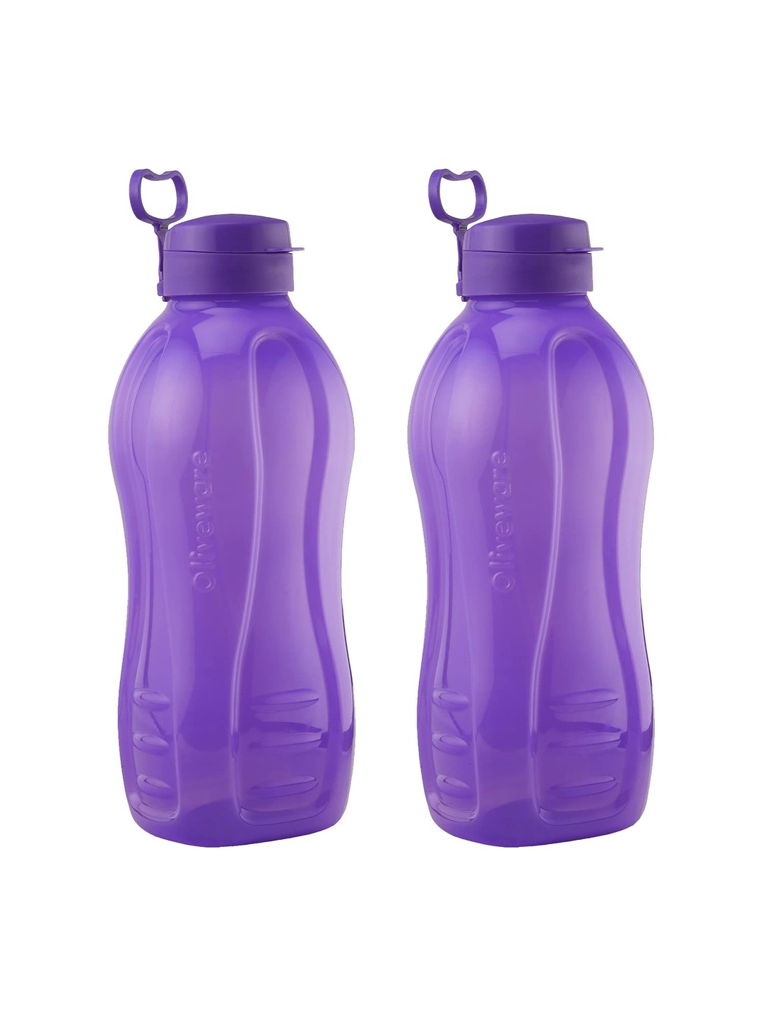 

SOPL-OLIVEWARE Purple 2 Pieces Air-Tight & Refrigerator Safe Water Bottles 2 L Each