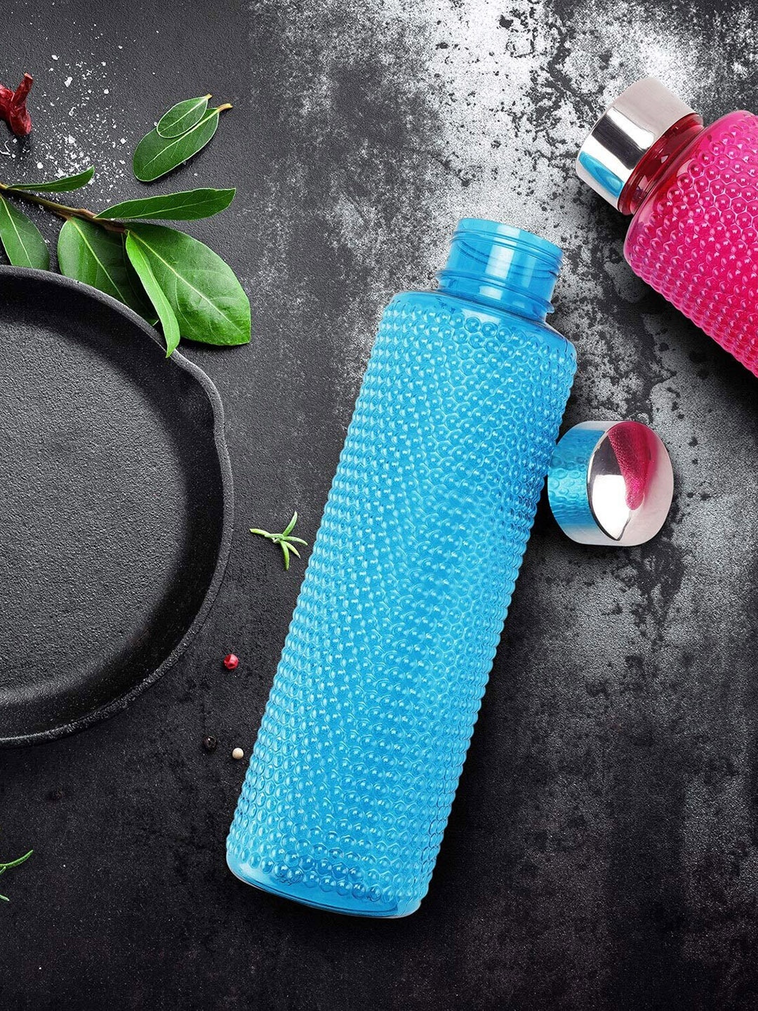 

SOPL-OLIVEWARE Violet 3-Pieces Air-Tight & Refrigerator Safe Water Bottles 1L Each