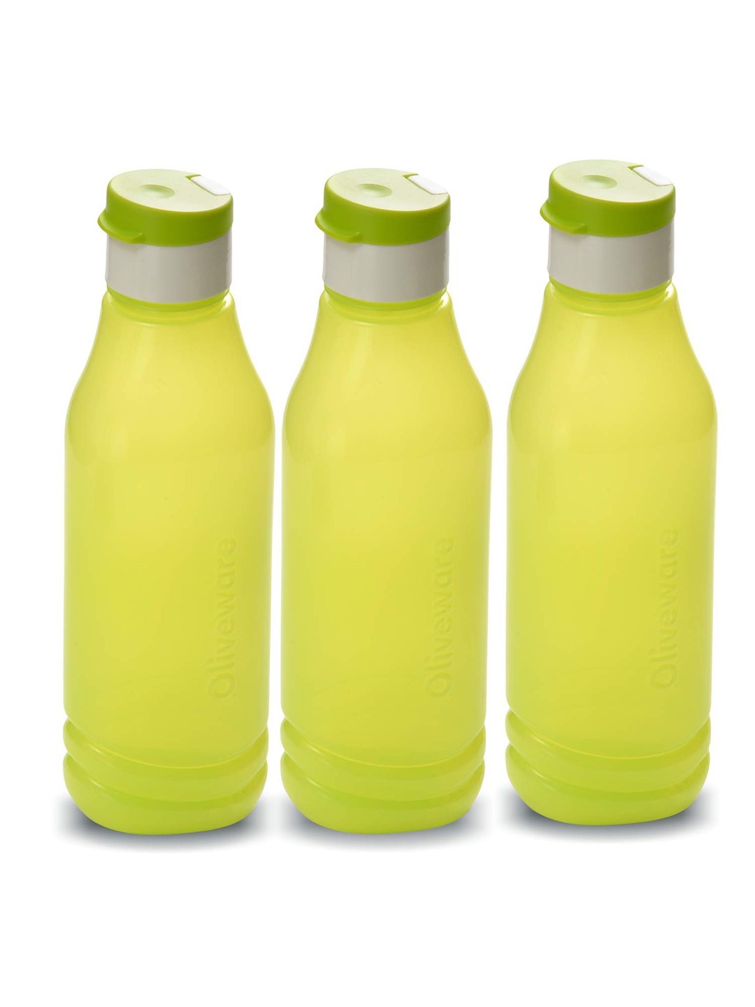 

SOPL-OLIVEWARE Green 3 Pieces Air-Tight & Refrigerator Safe Water Bottles 1L Each