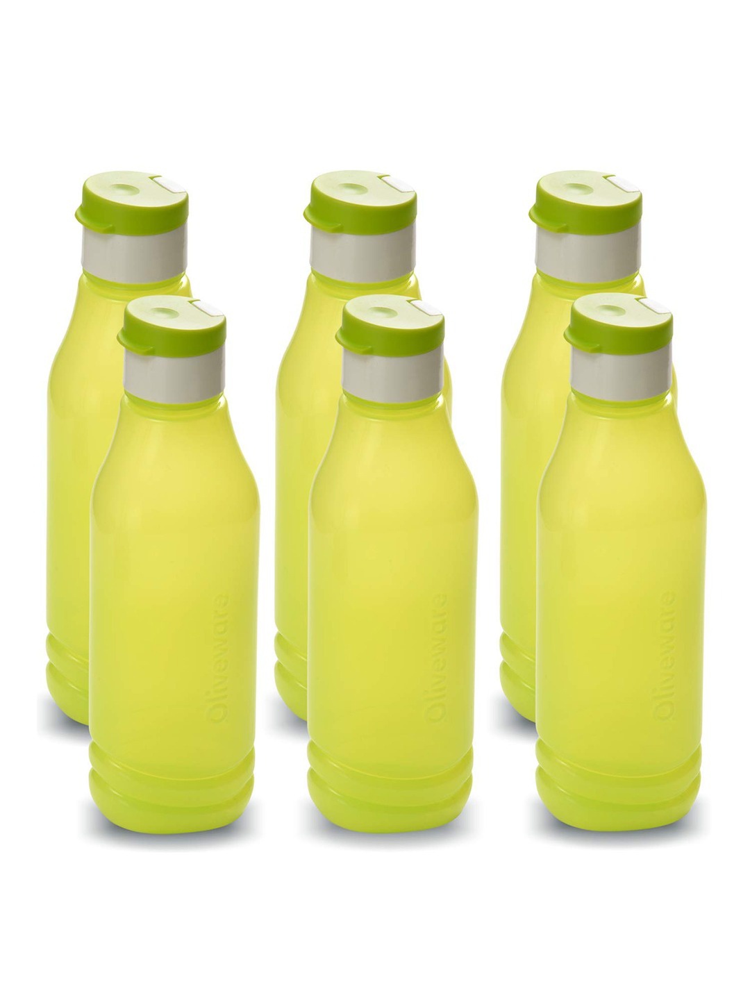 

SOPL-OLIVEWARE Green 6 Pieces Odour Less Water Bottles 1 L Each