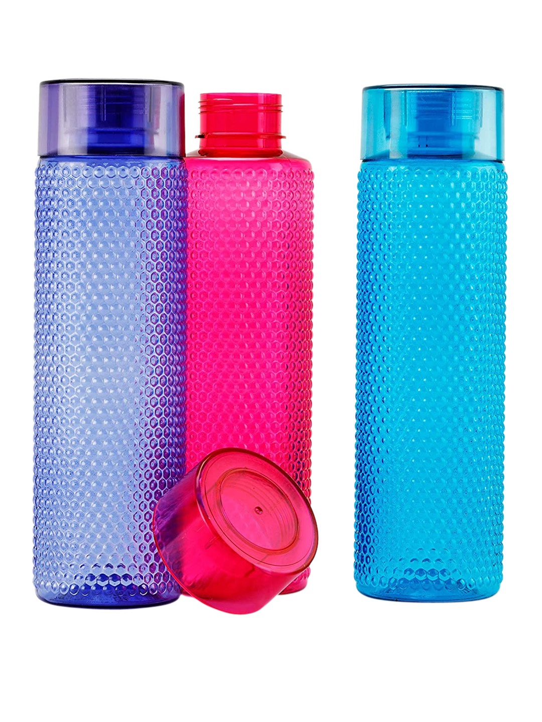 

SOPL-OLIVEWARE Pink 6-Pieces Air Tight Water Bottles 1L Each