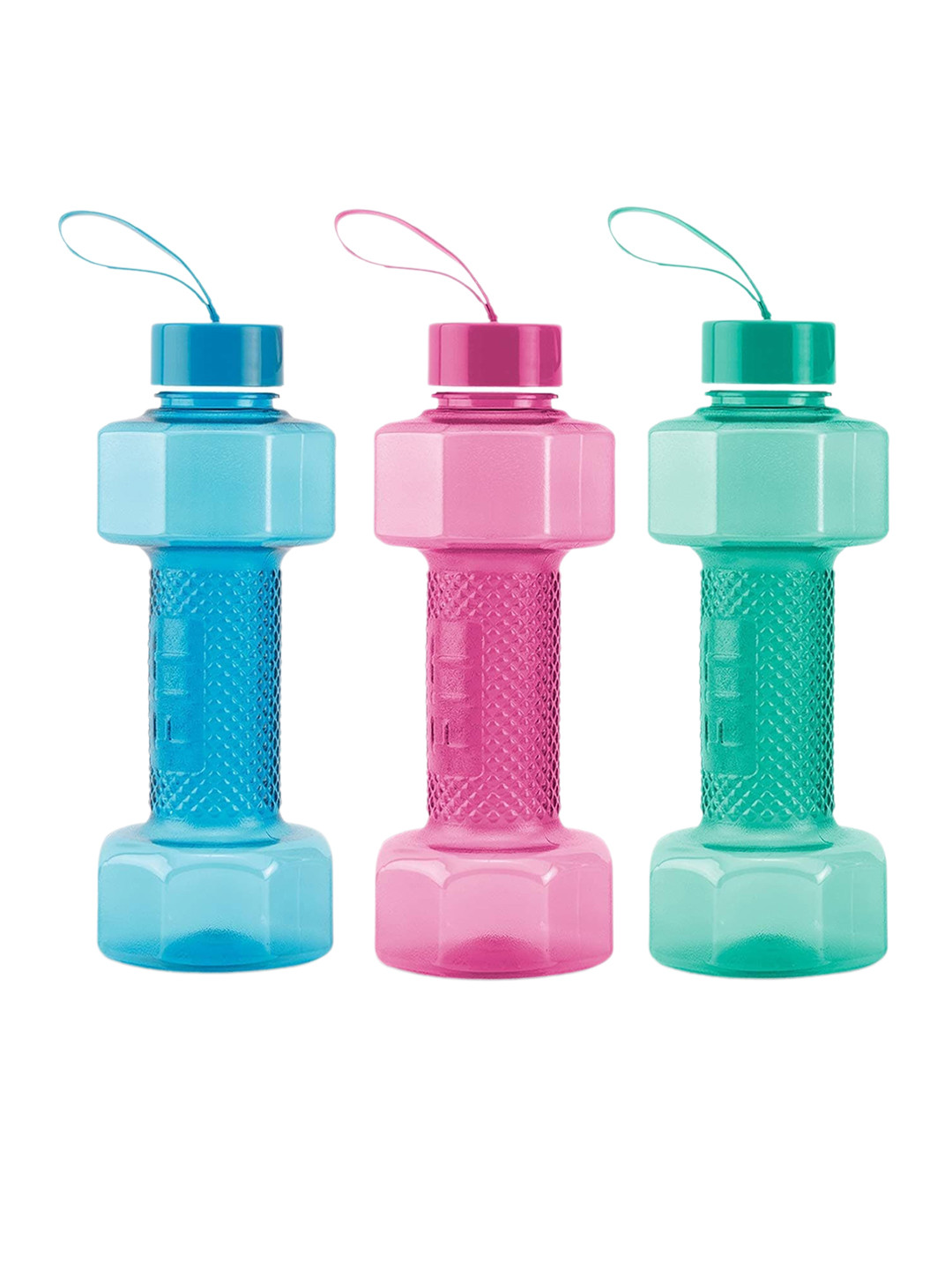 

SOPL-OLIVEWARE Blue & Pink 3 Pieces Air Tight Water Bottle 750 ml