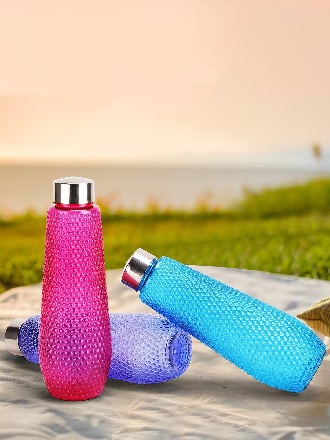 

SOPL-OLIVEWARE Blue 6 Pieces Air Tight Water Bottle 1L Each