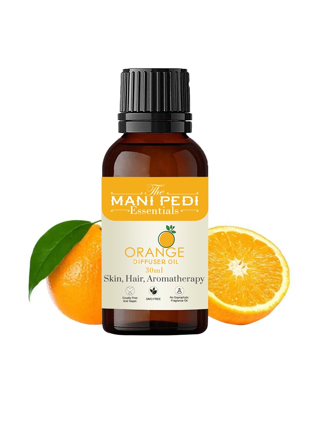 

The Mani Pedi Essentials Pure and Natural Peppermint Diffuser Aroma Oil, Brown