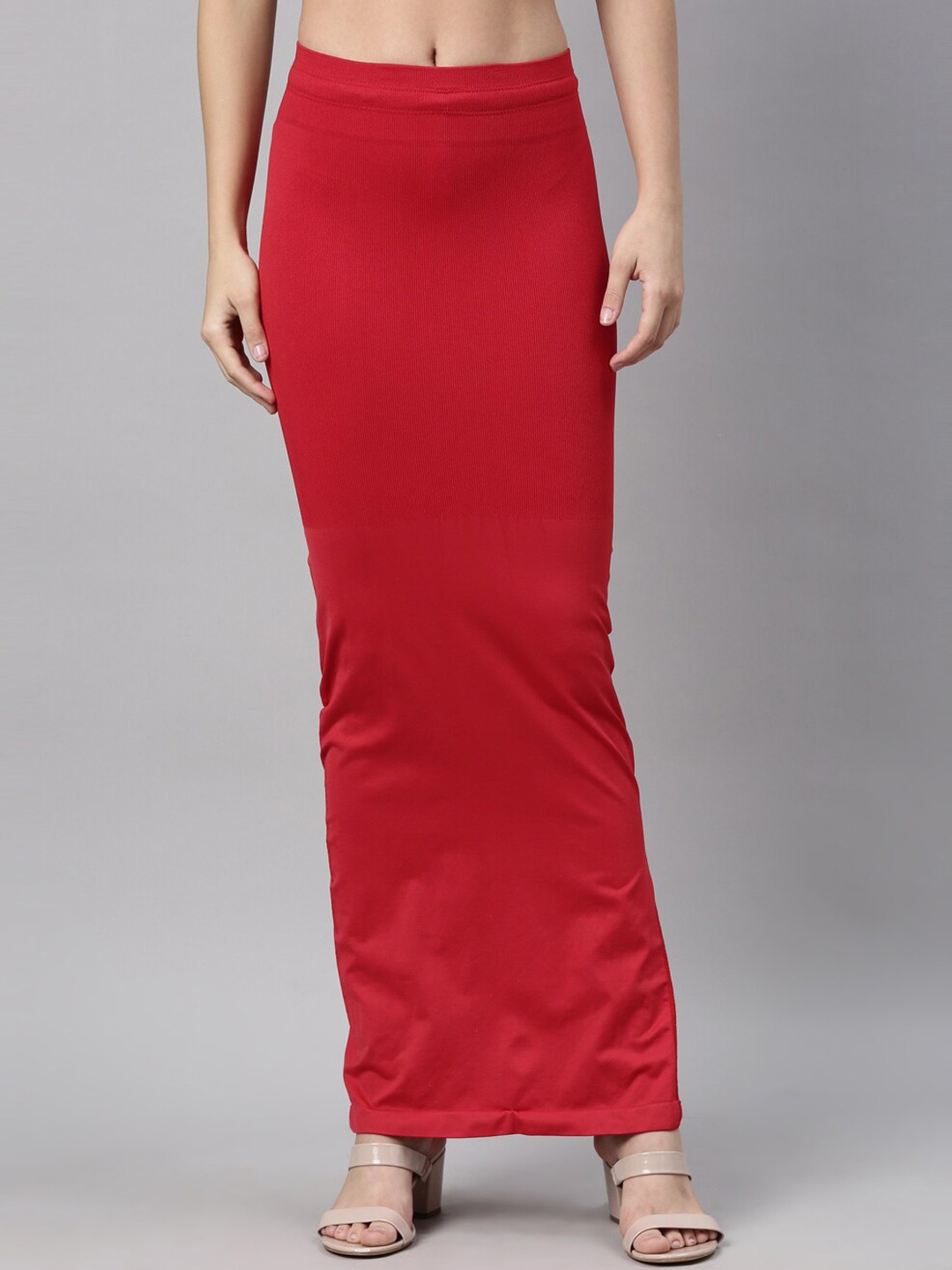 

GOLDSTROMS Stretchable Saree Shapewear, Red